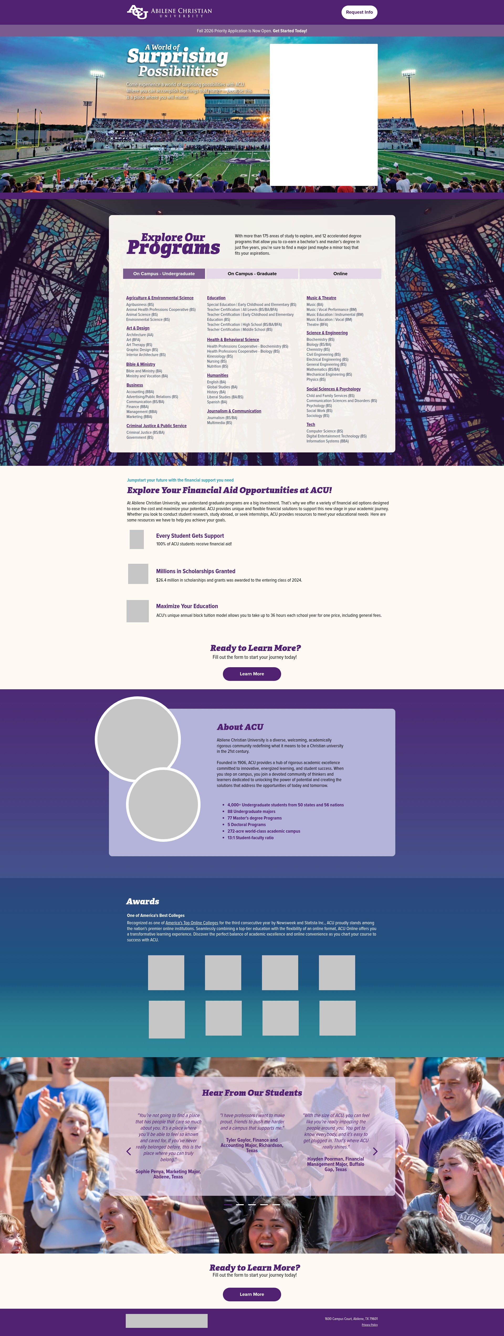 Landing Page