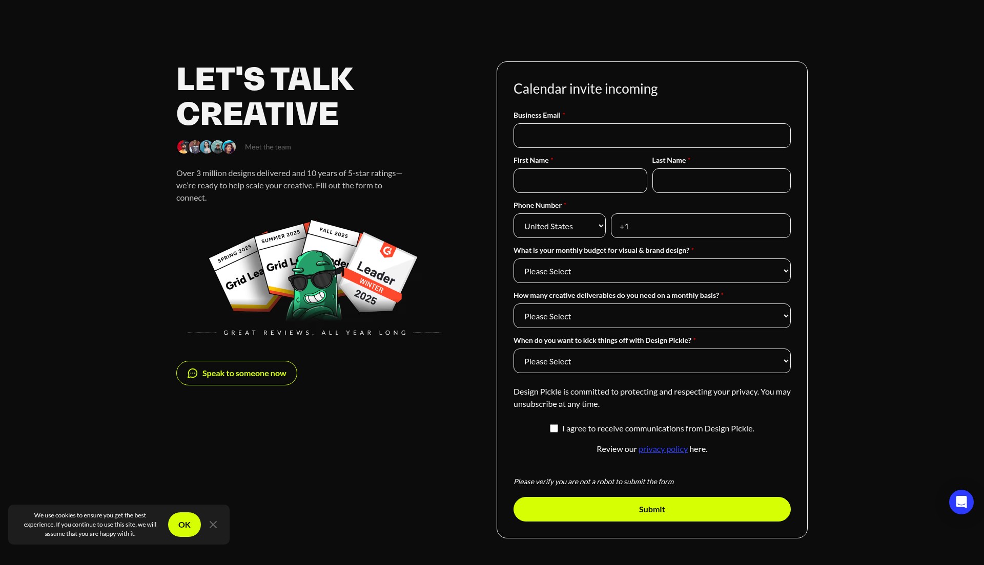 Landing Page