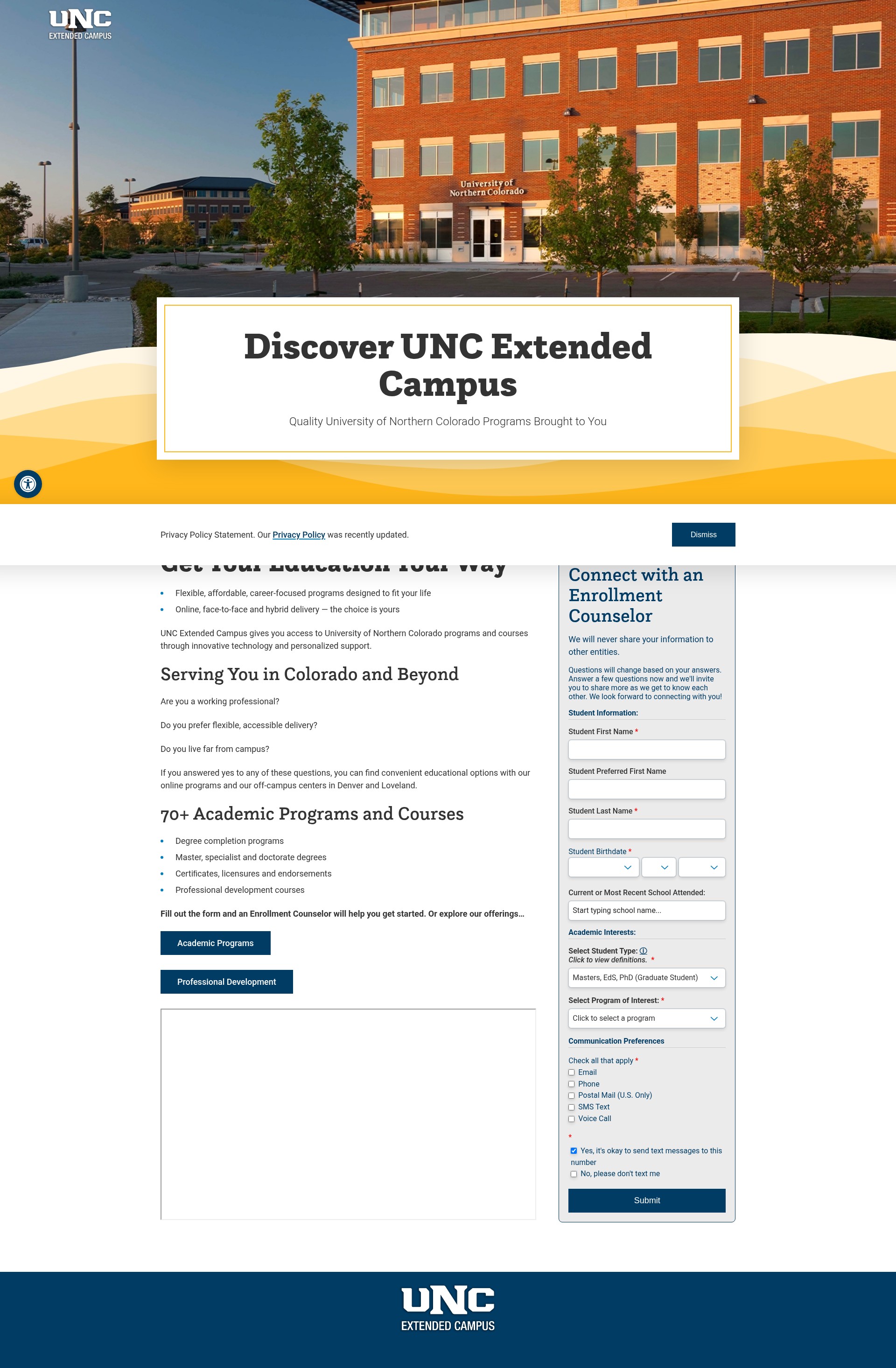 Landing Page