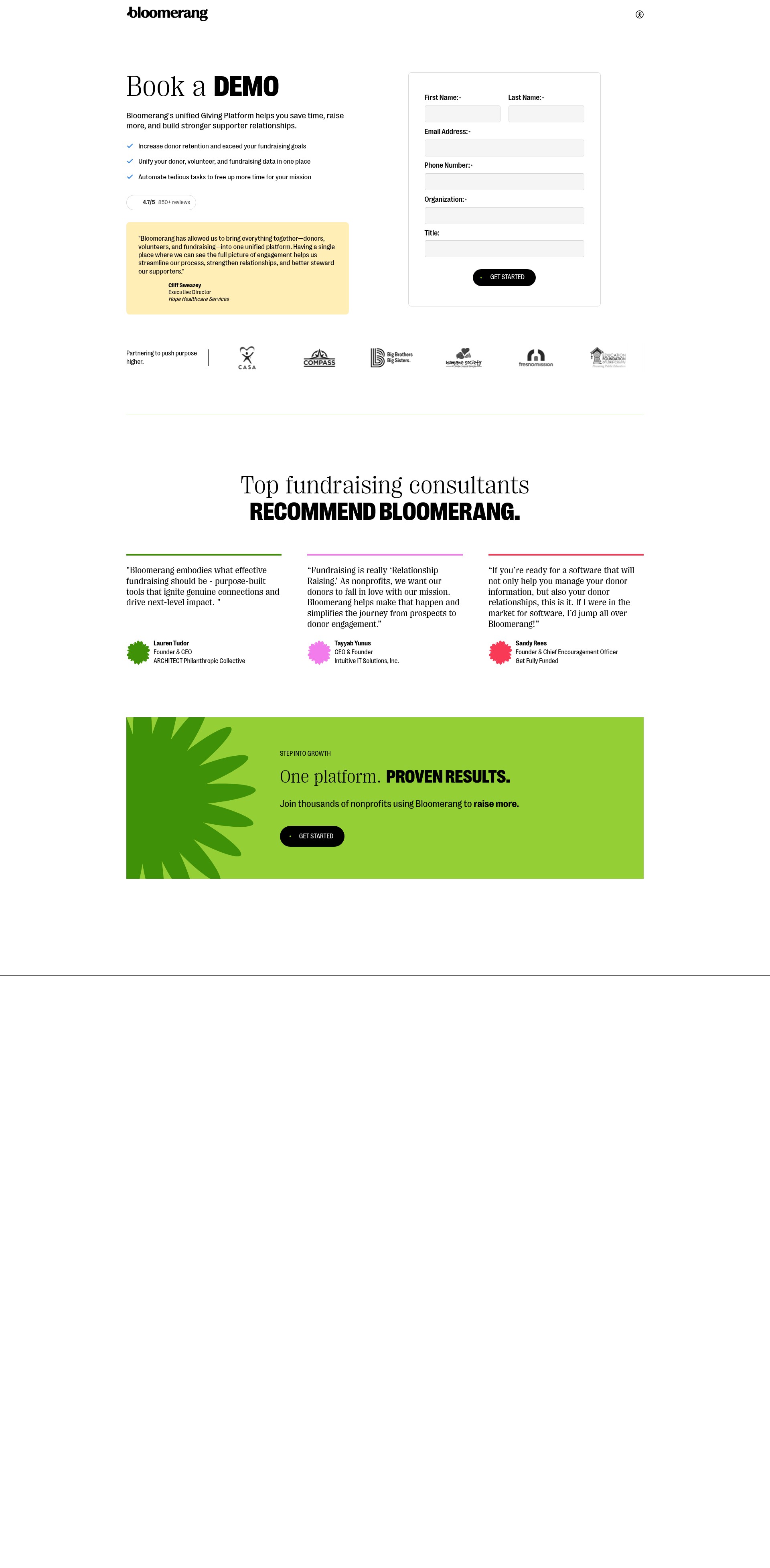 Landing Page