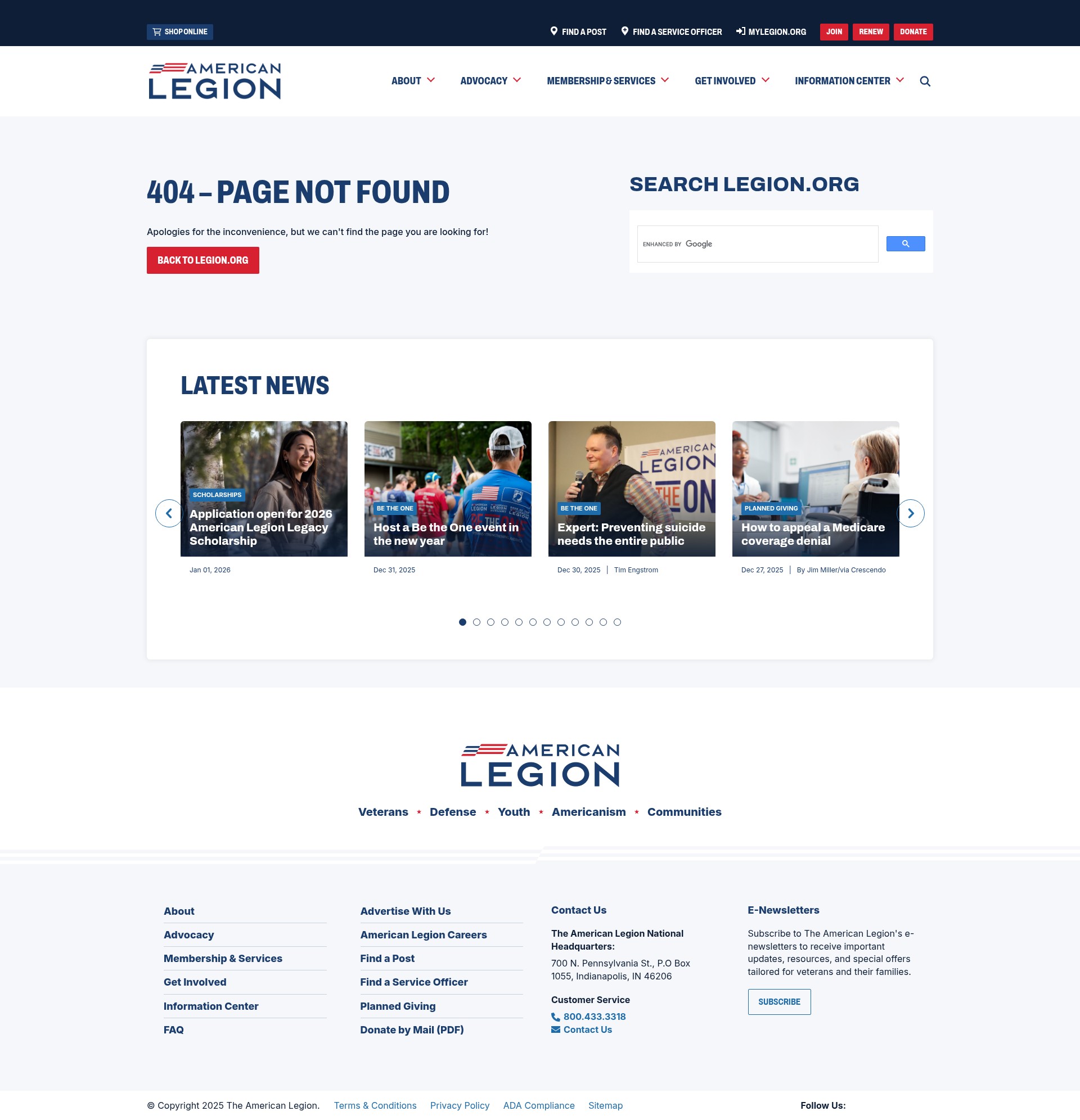 Landing Page