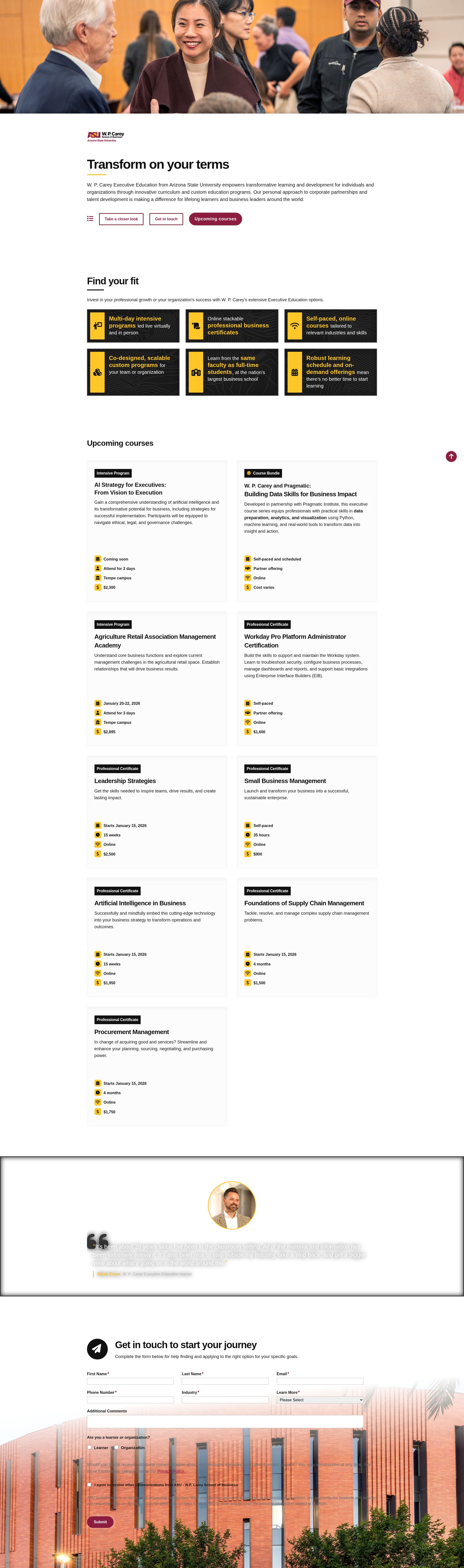 Landing Page