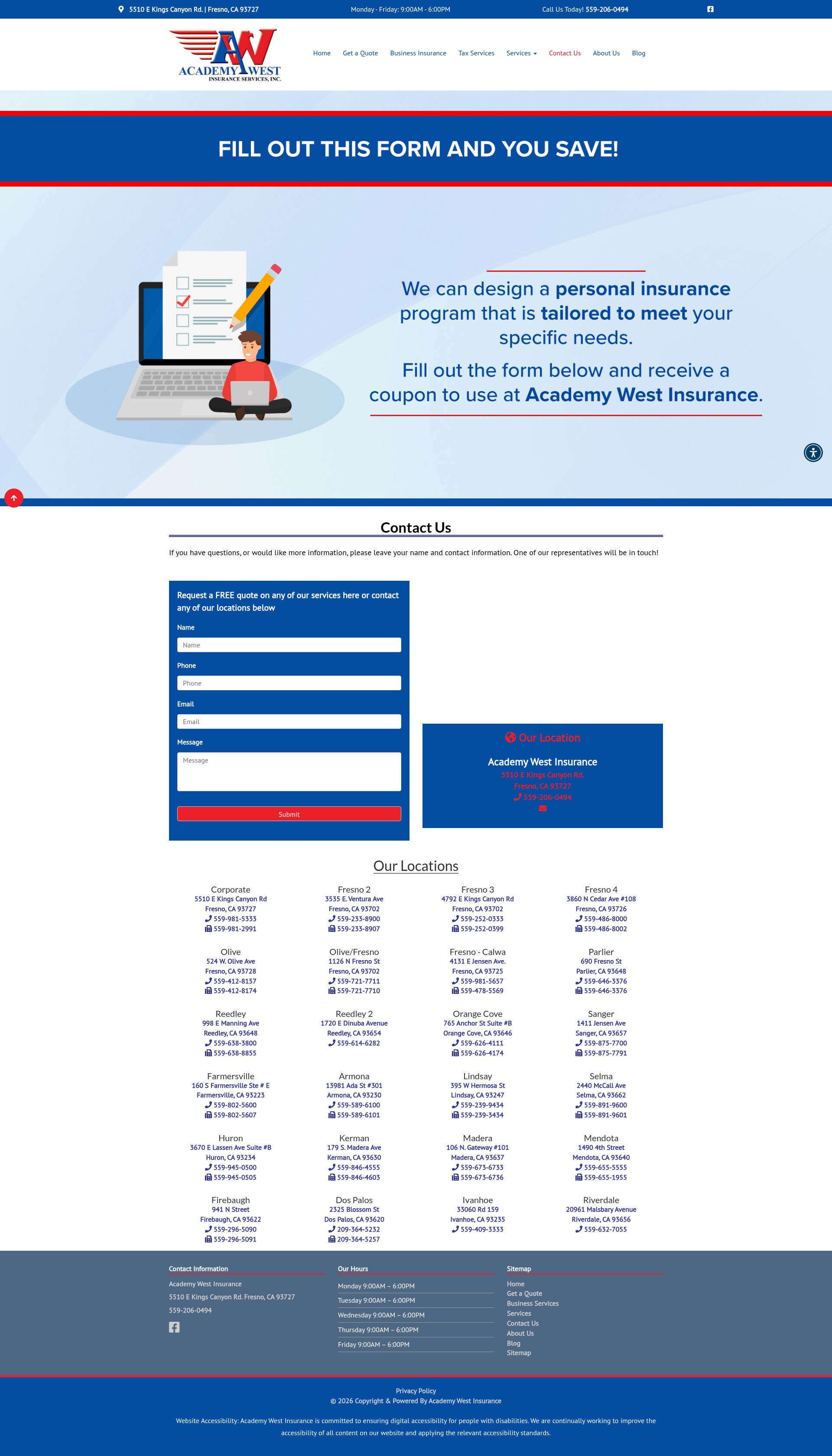Landing Page