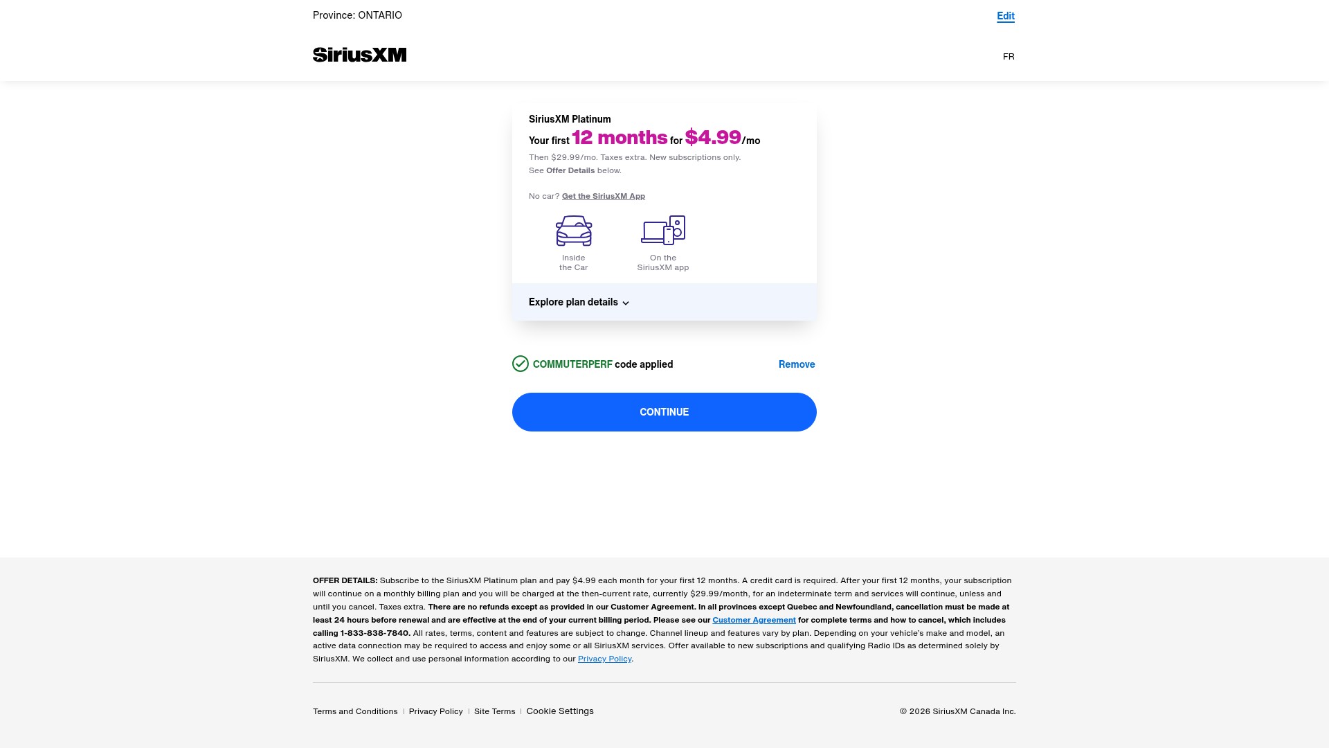 Landing Page