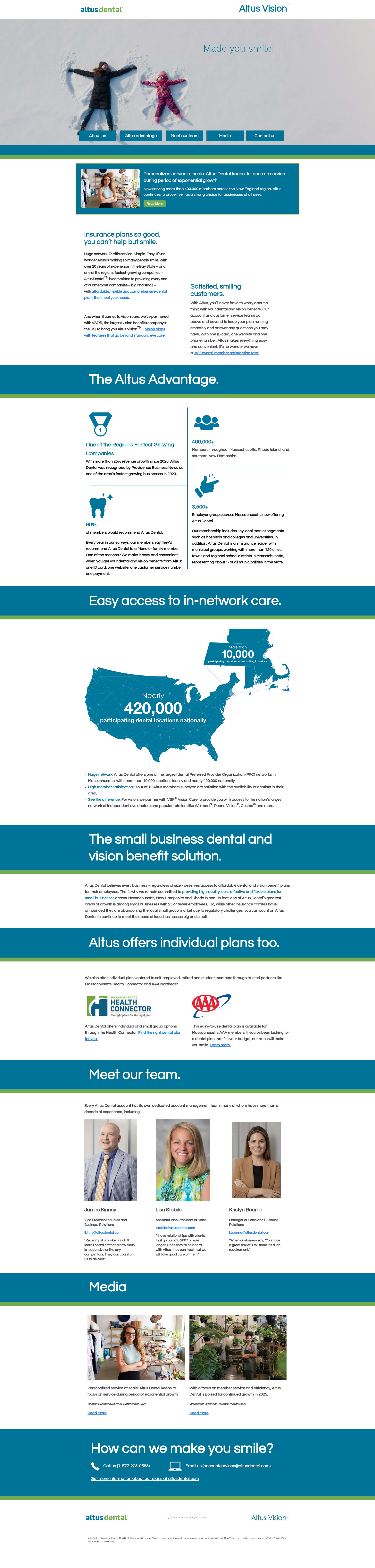 Landing Page