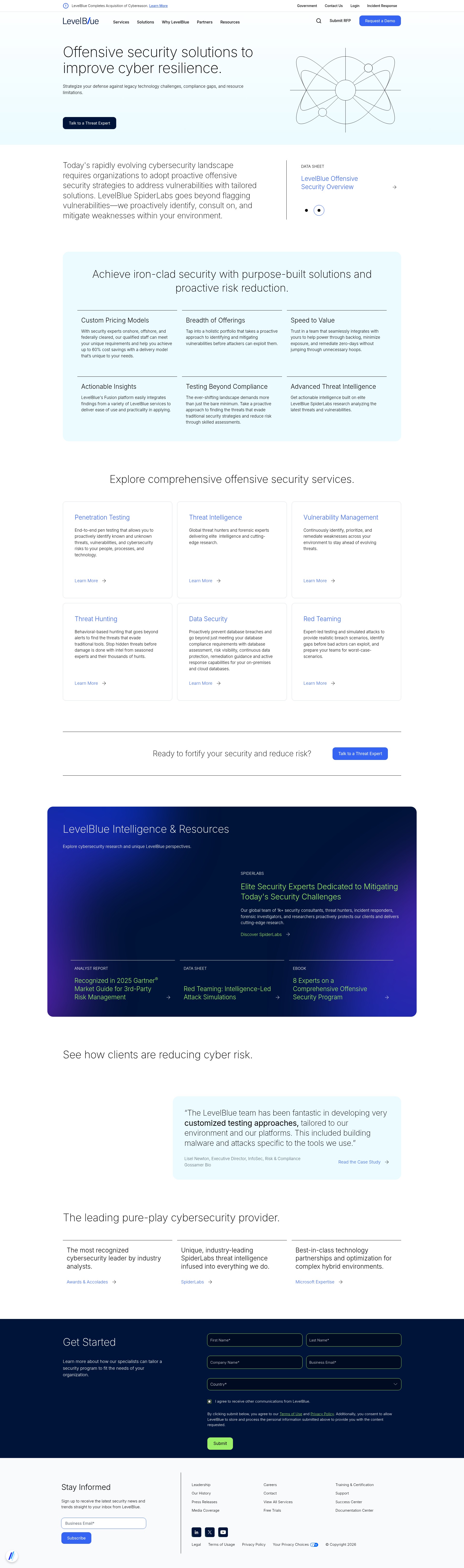 Landing Page