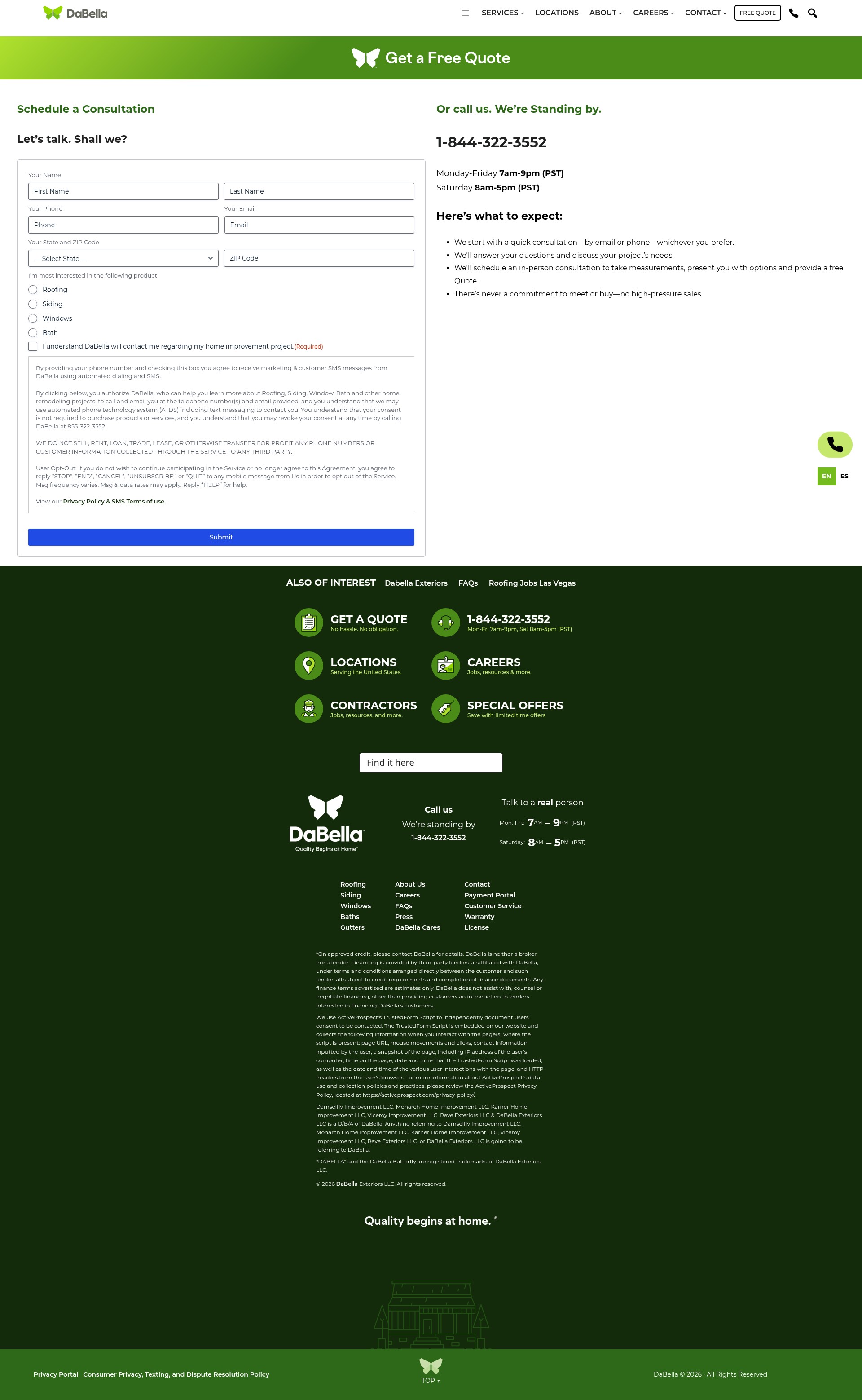 Landing Page