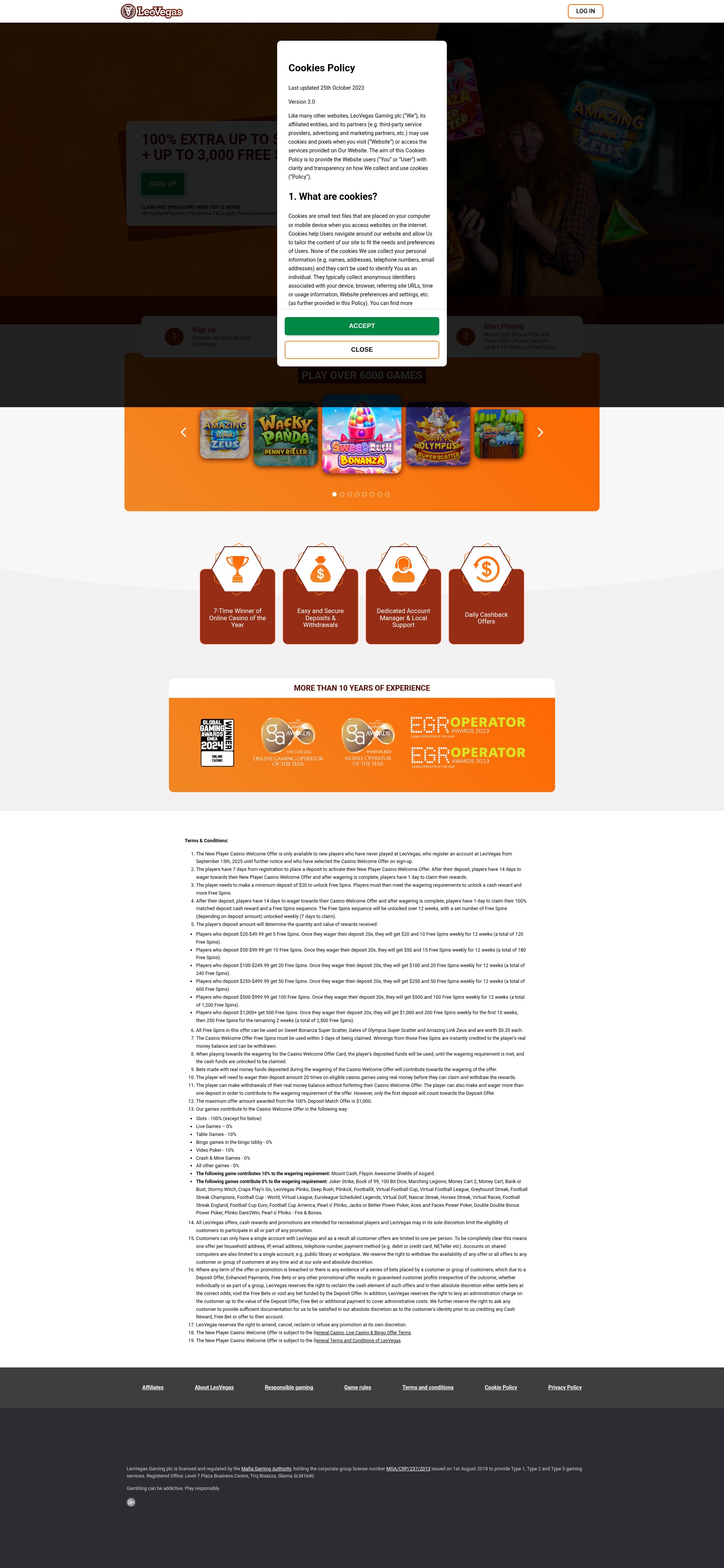 Landing Page