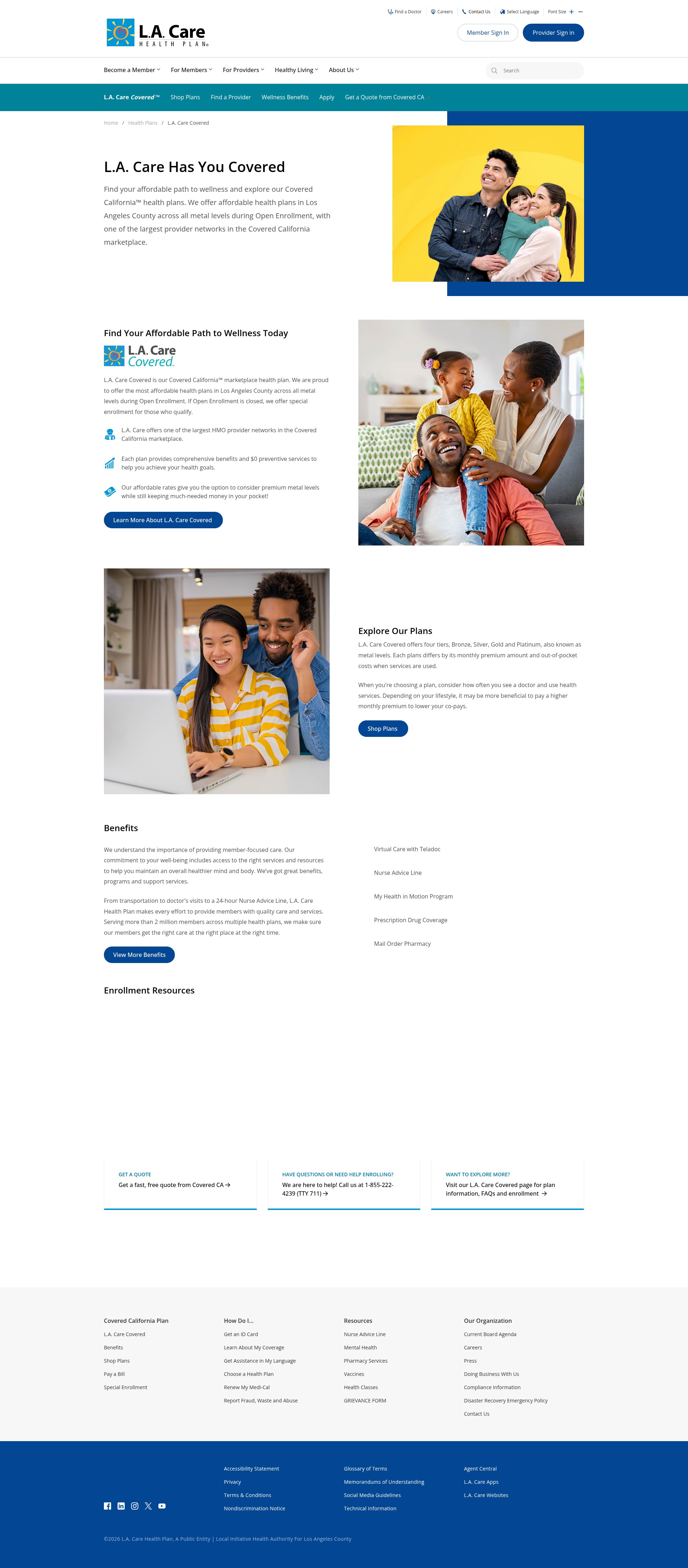 Landing Page
