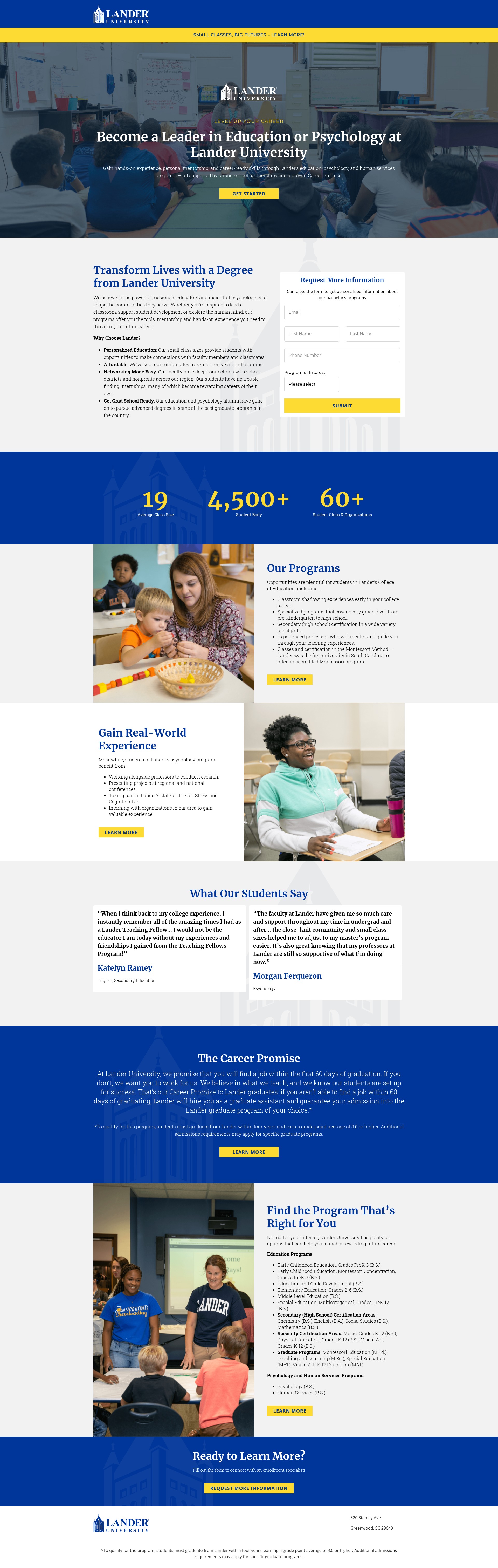 Landing Page