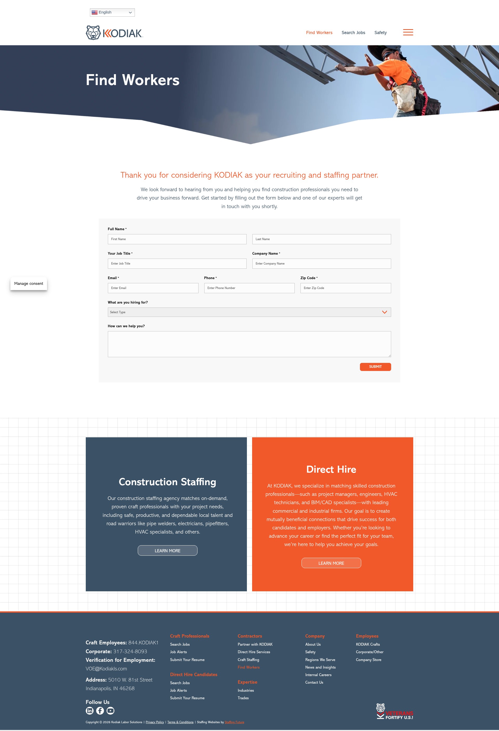 Landing Page
