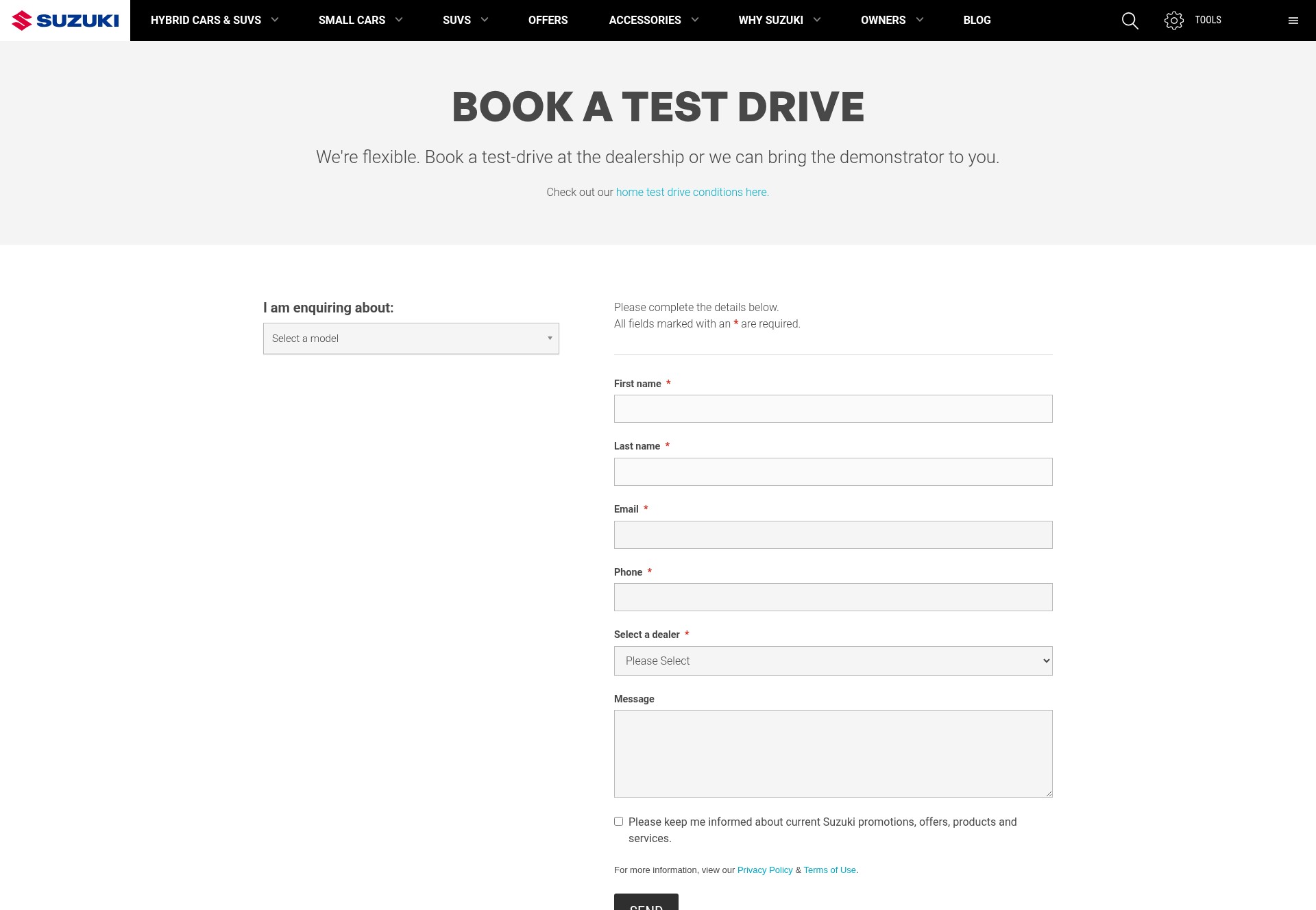 Landing Page