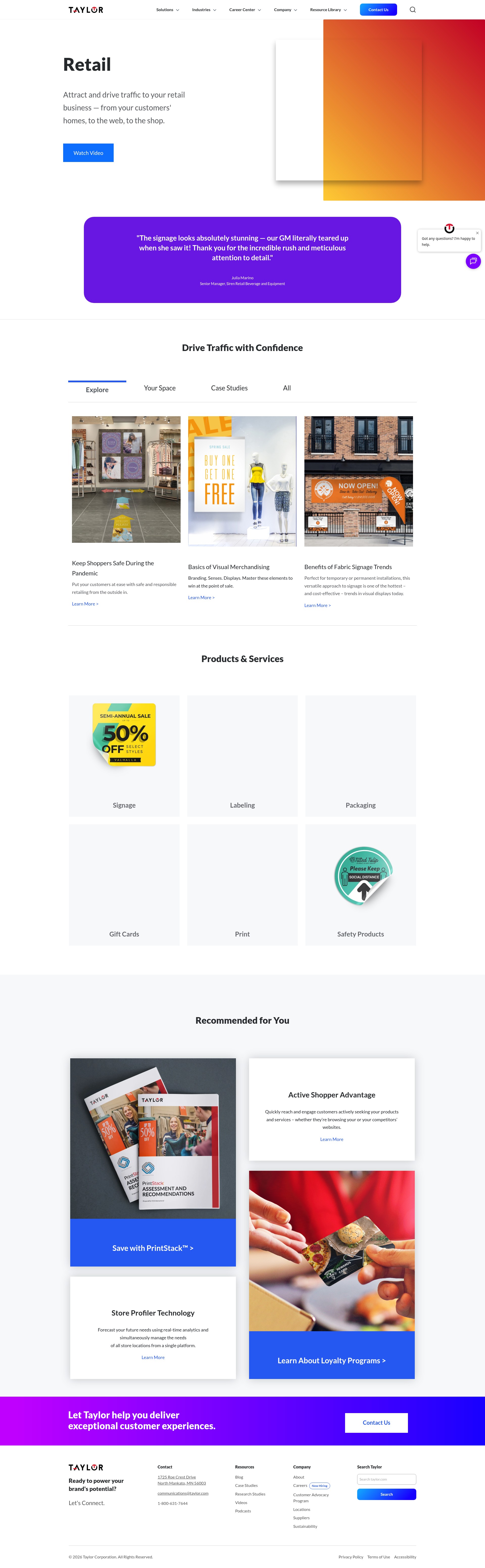 Landing Page
