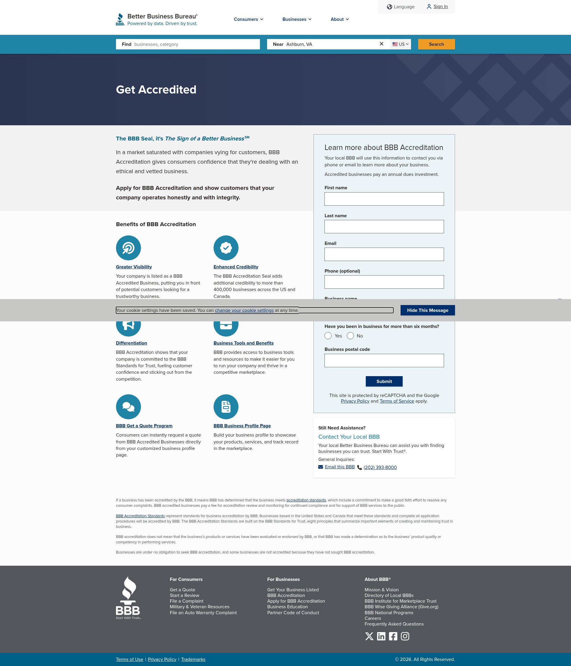 Landing Page