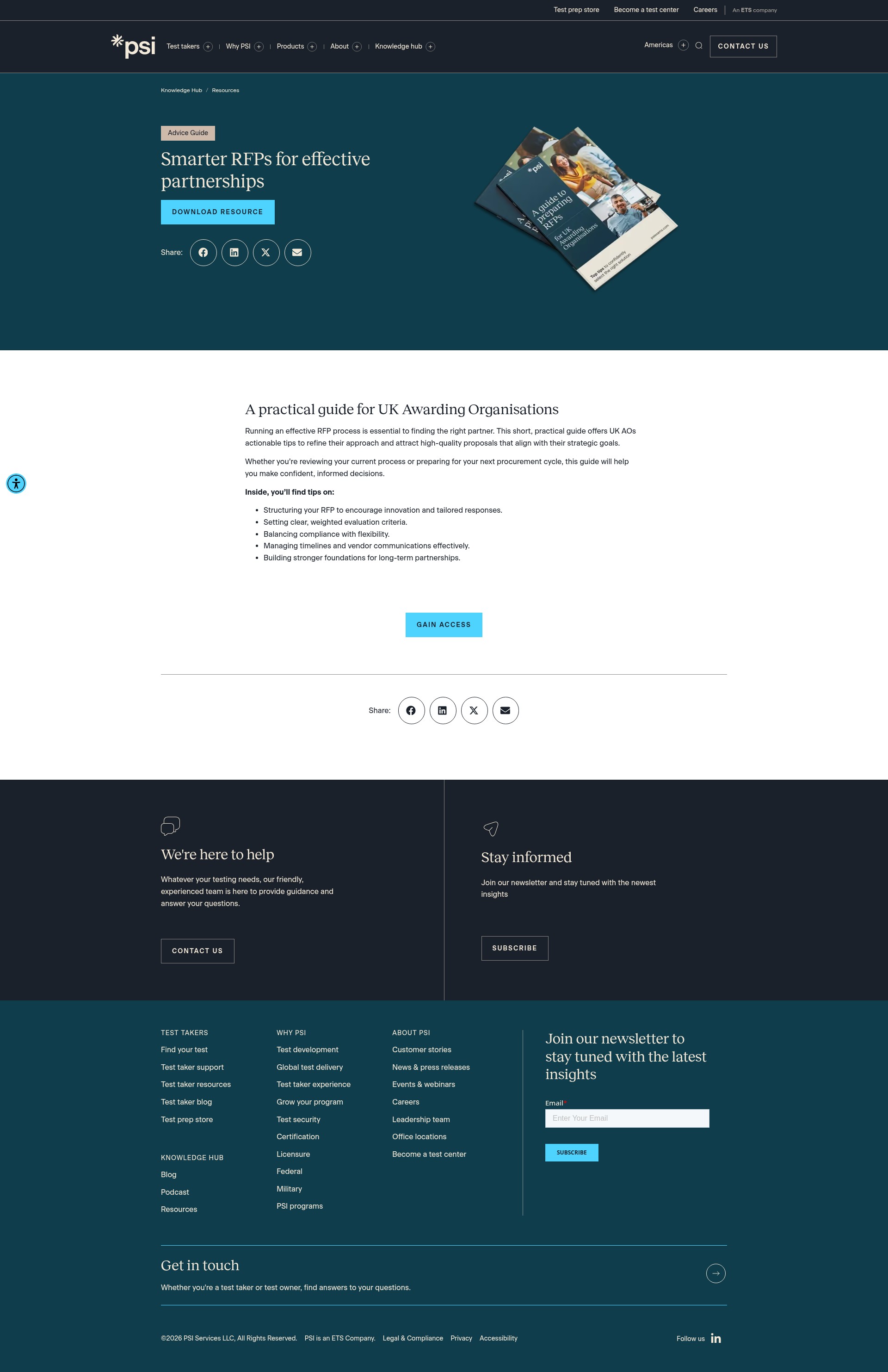 Landing Page
