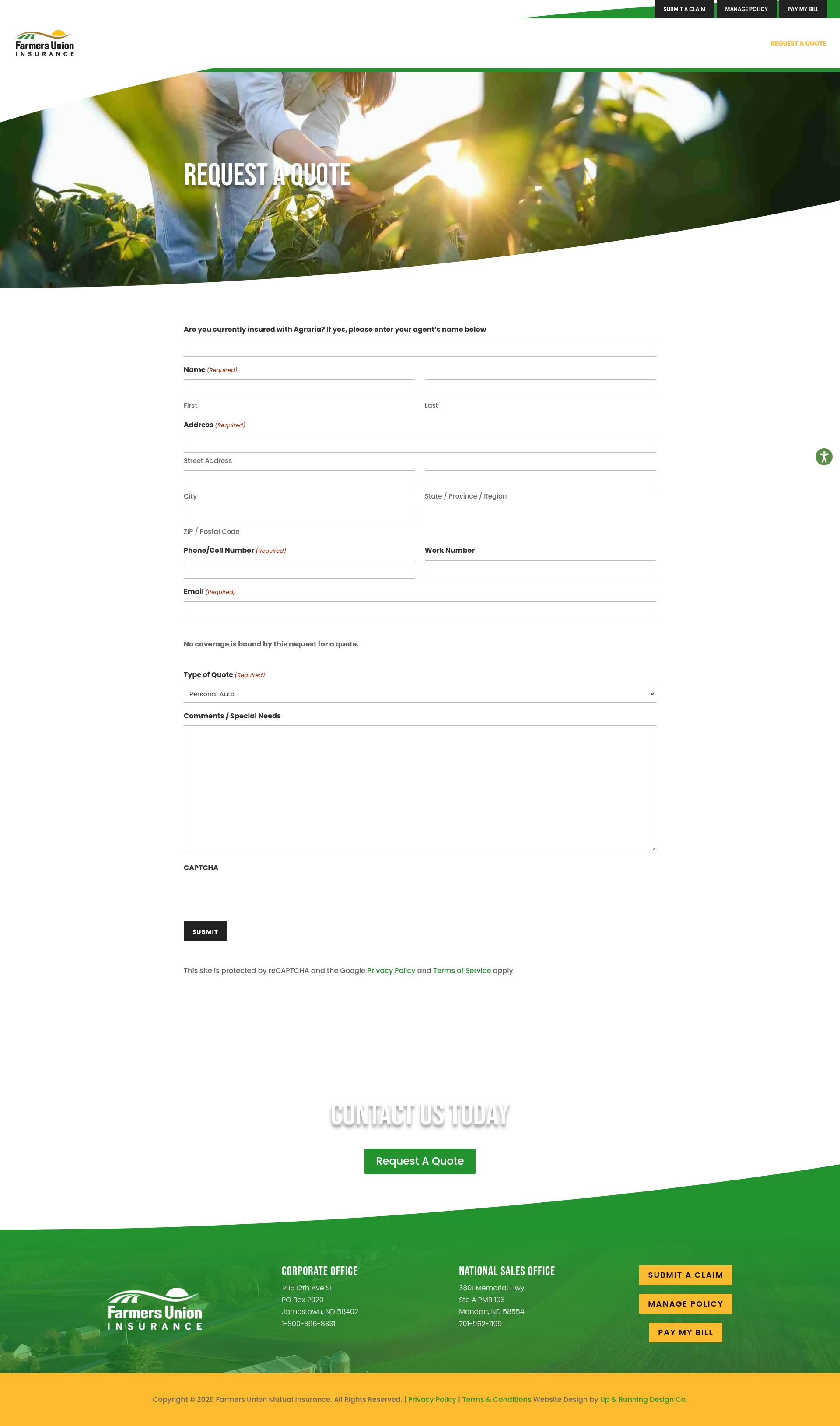 Landing Page