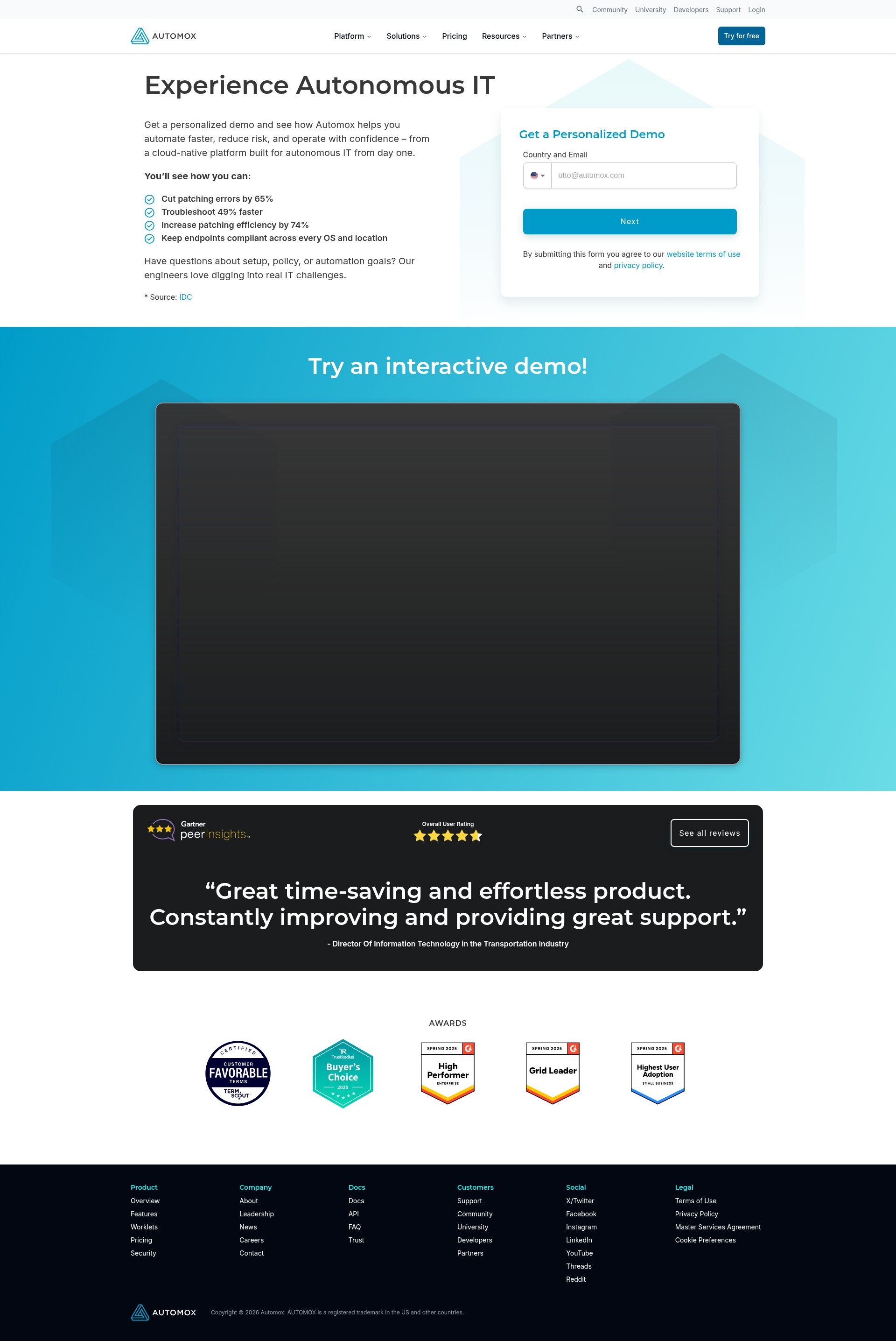 Landing Page