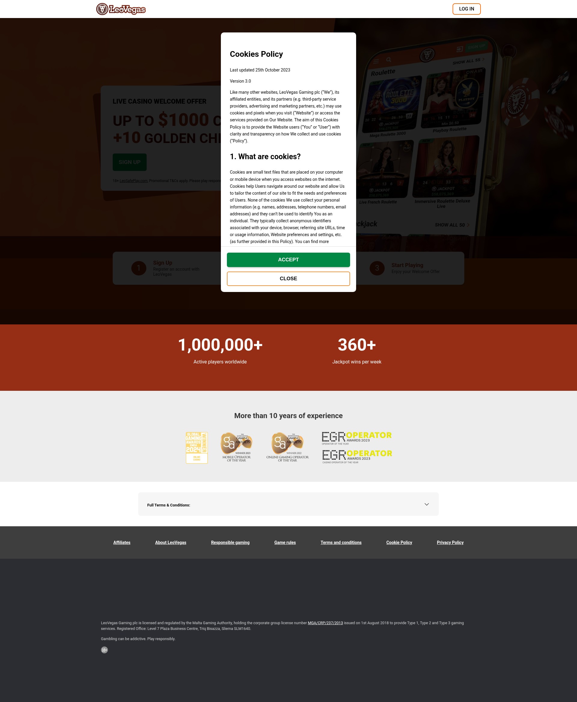 Landing Page
