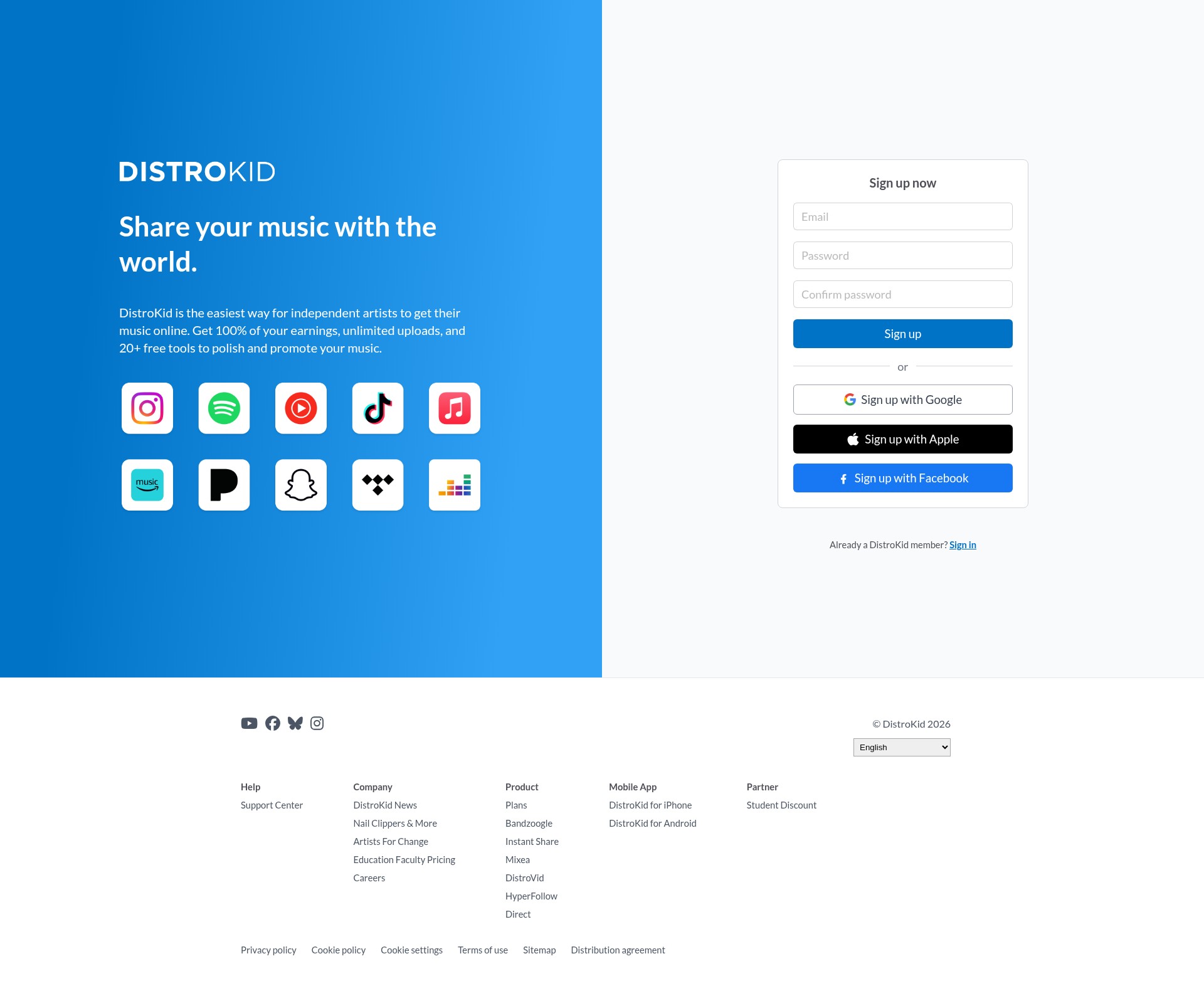 Landing Page