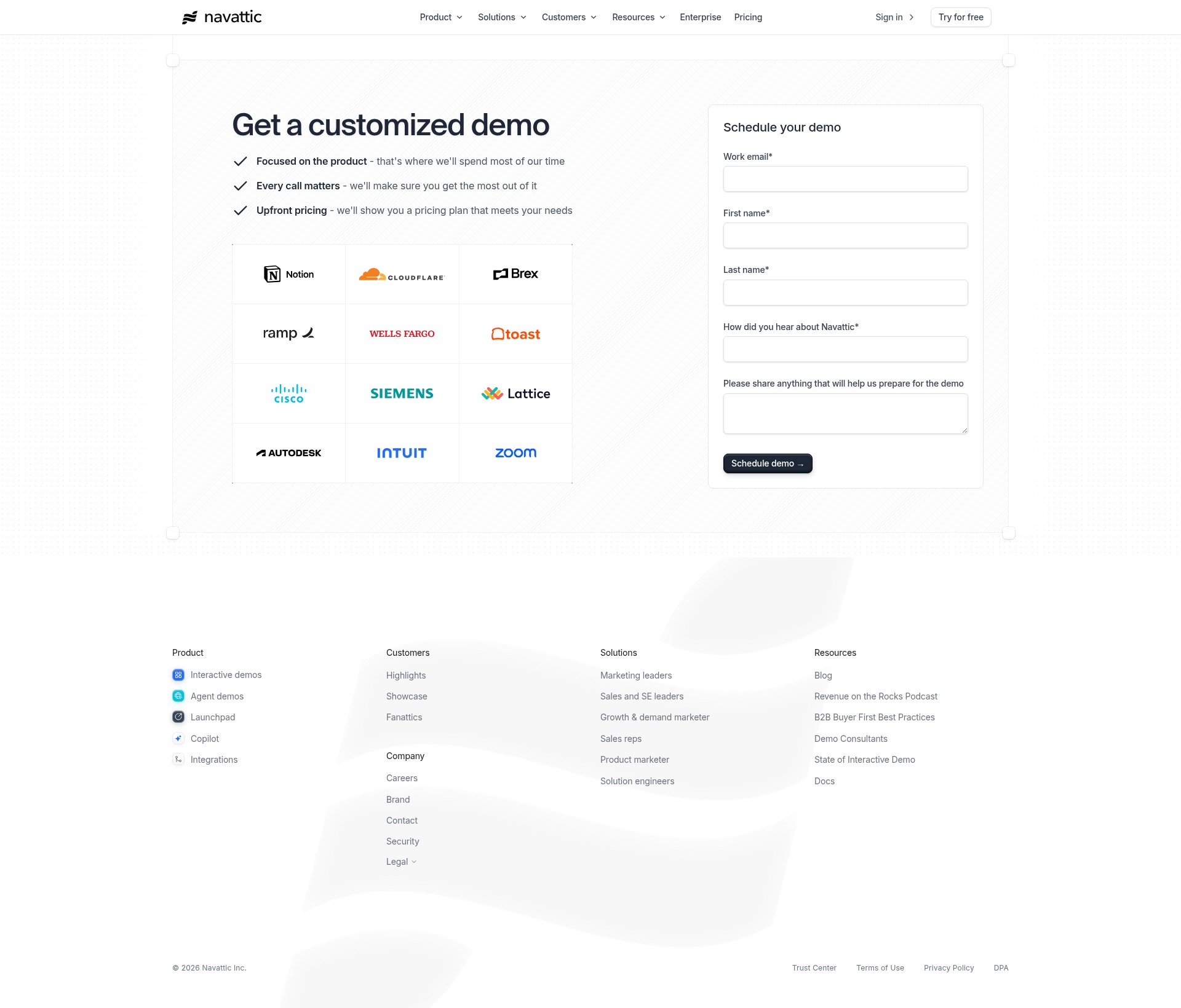 Landing Page
