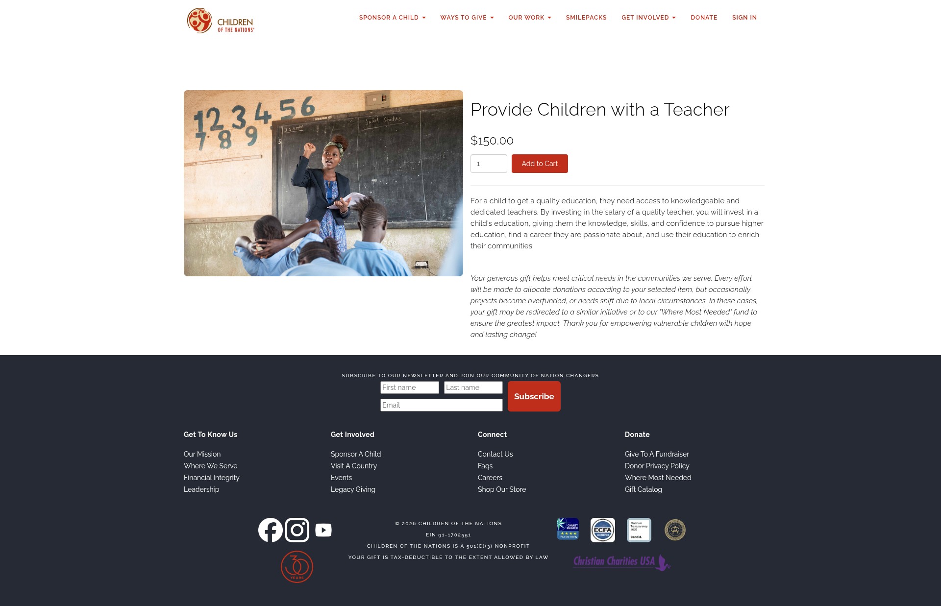 Landing Page