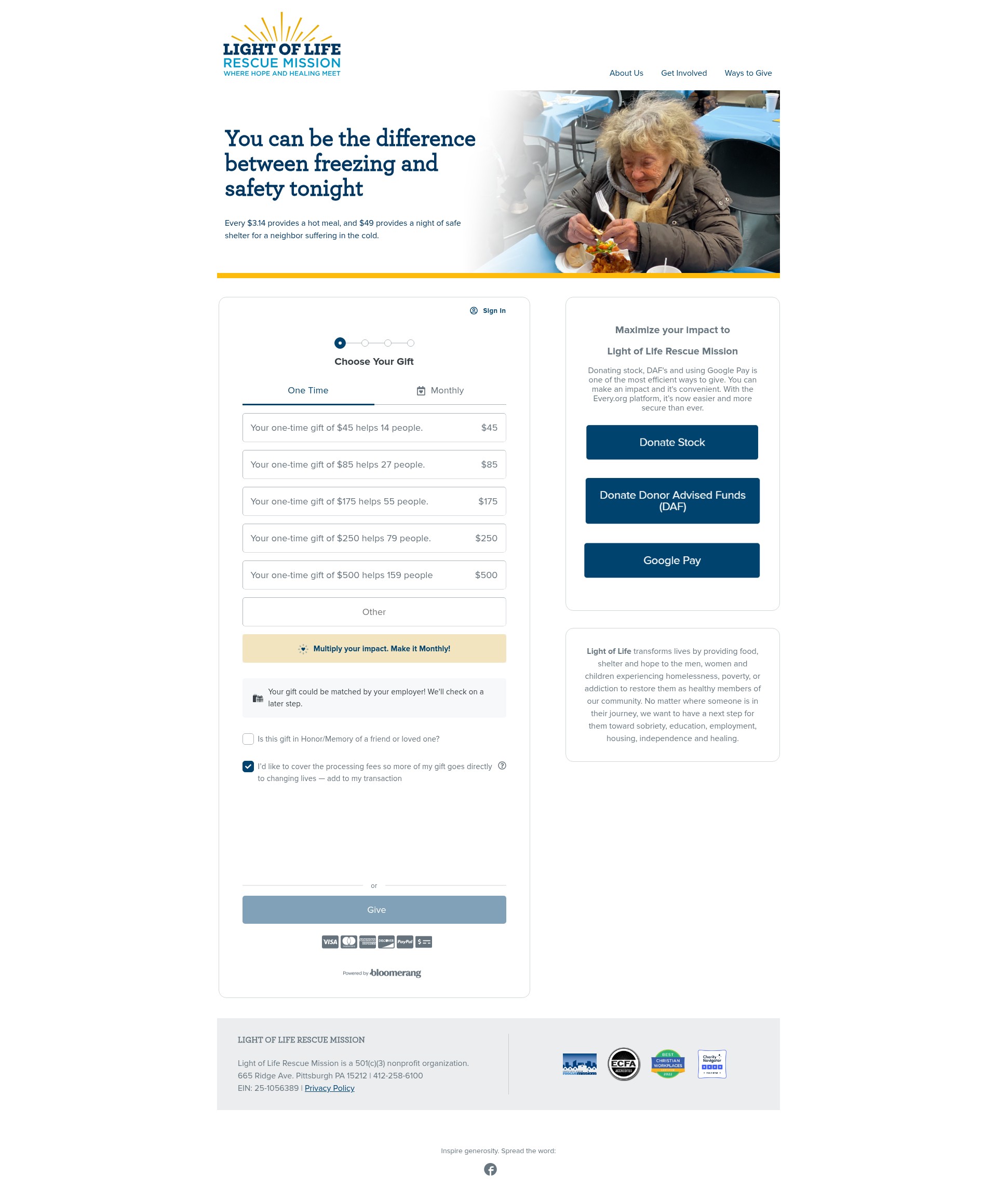 Landing Page
