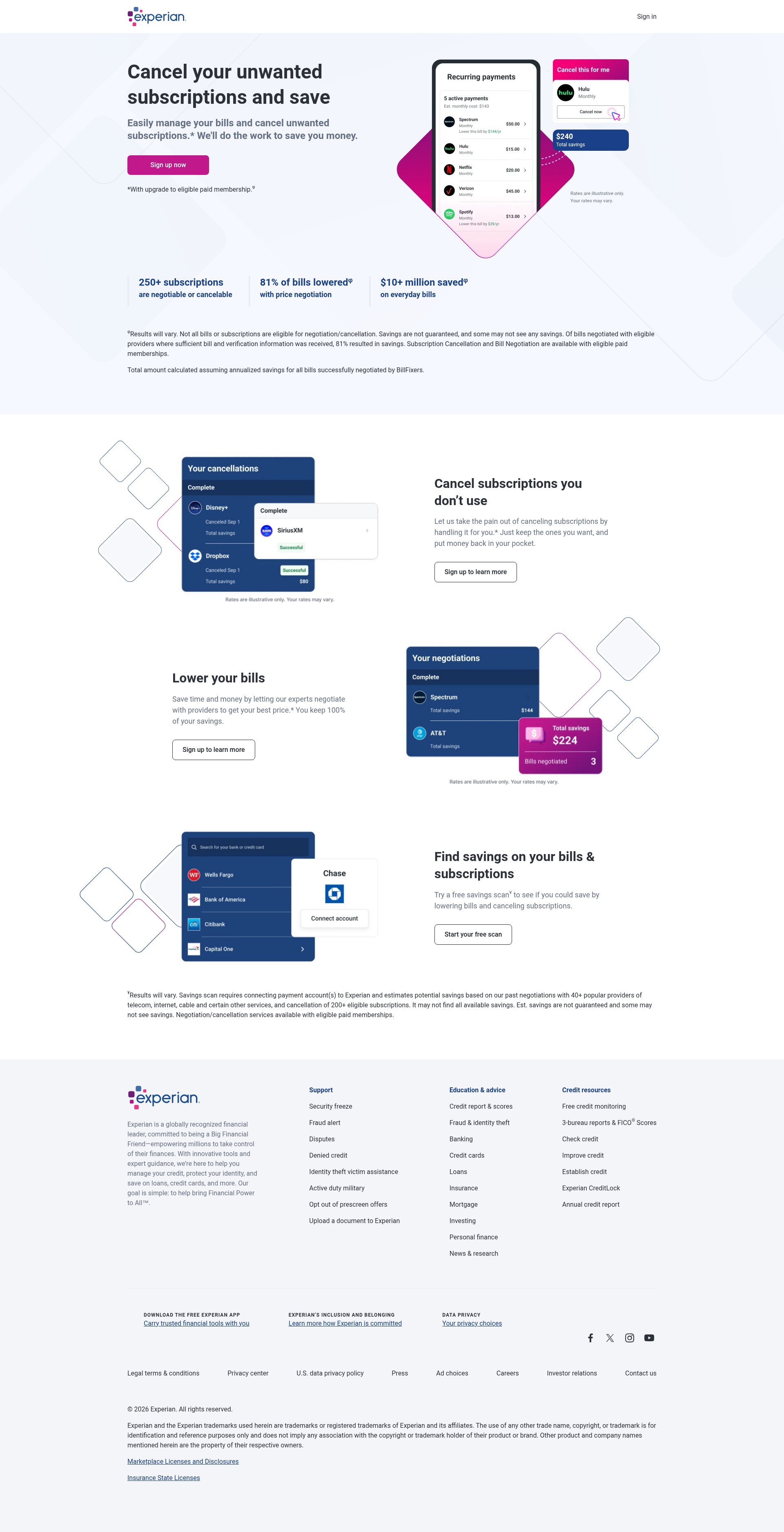 Landing Page