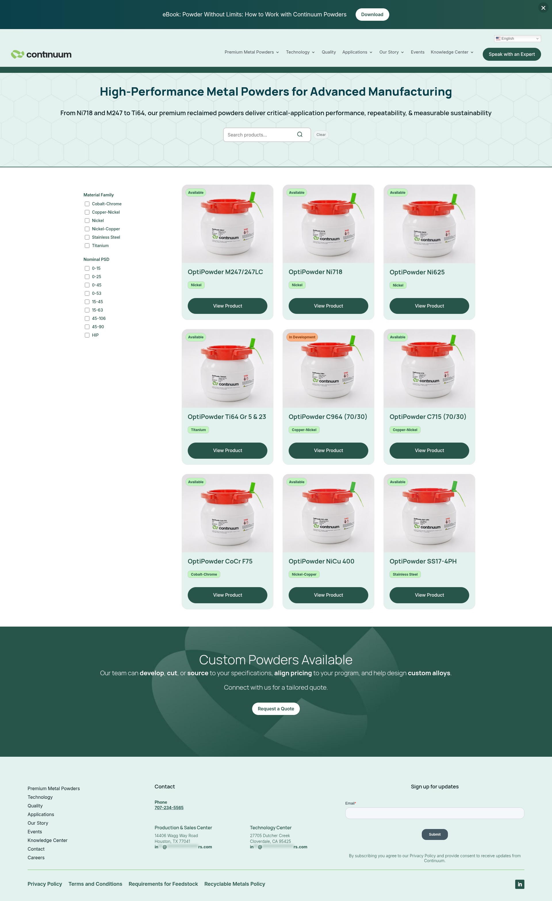 Landing Page