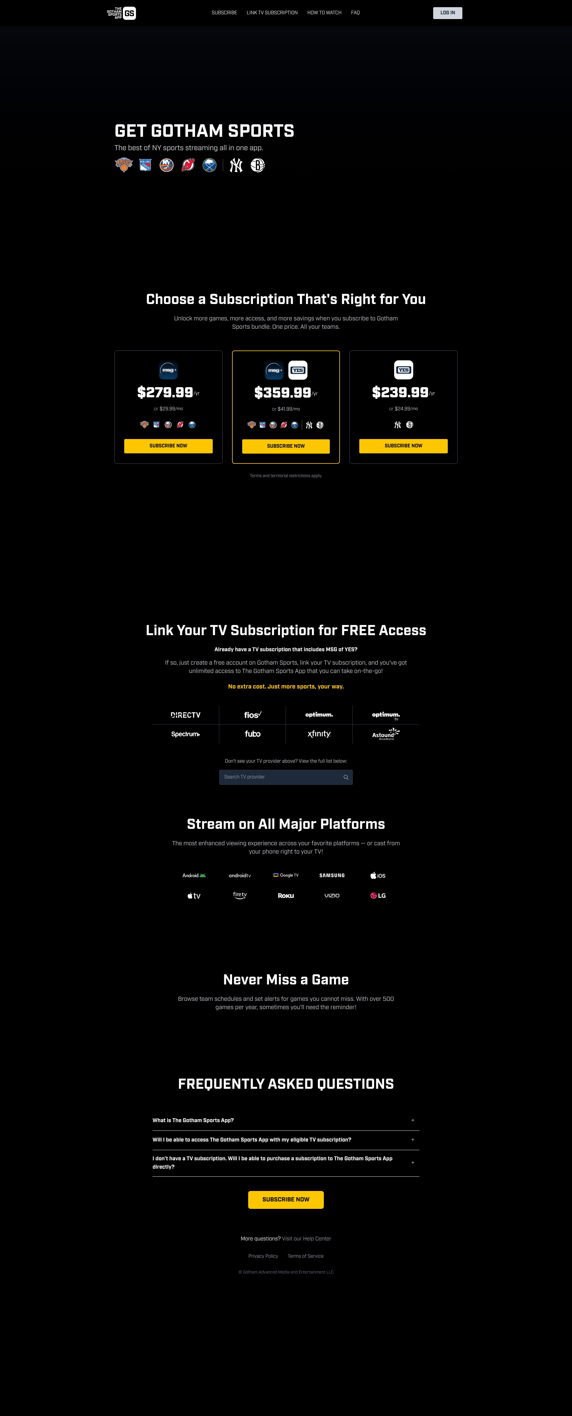 Landing Page