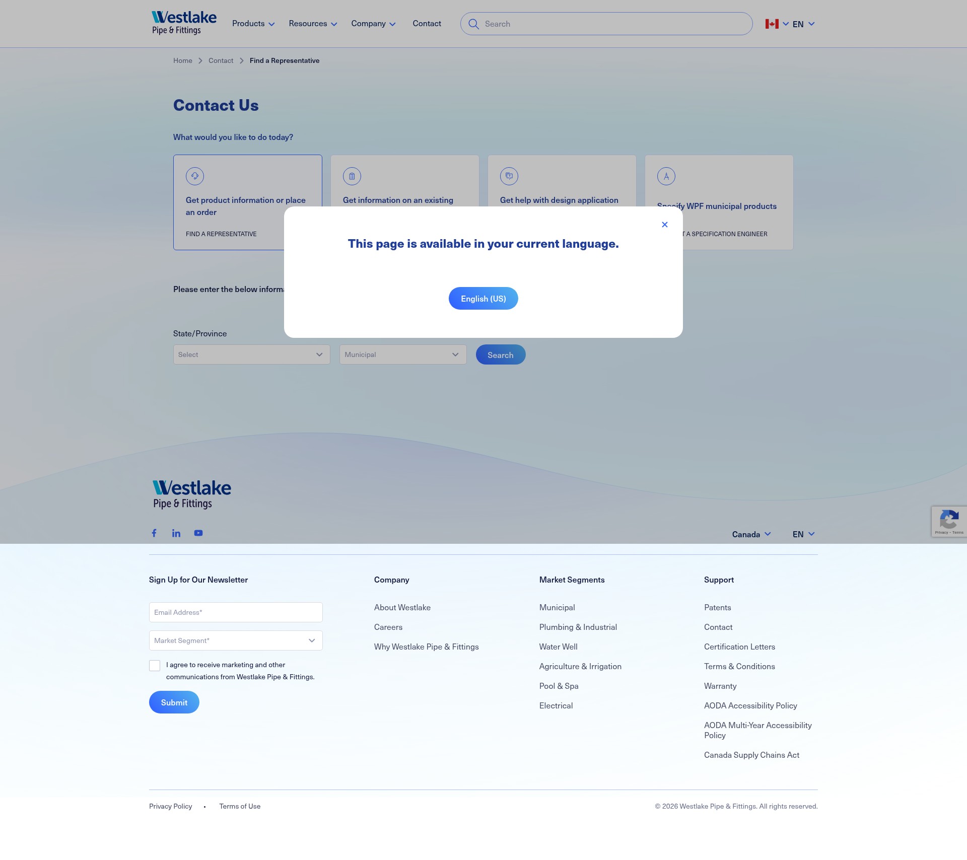 Landing Page