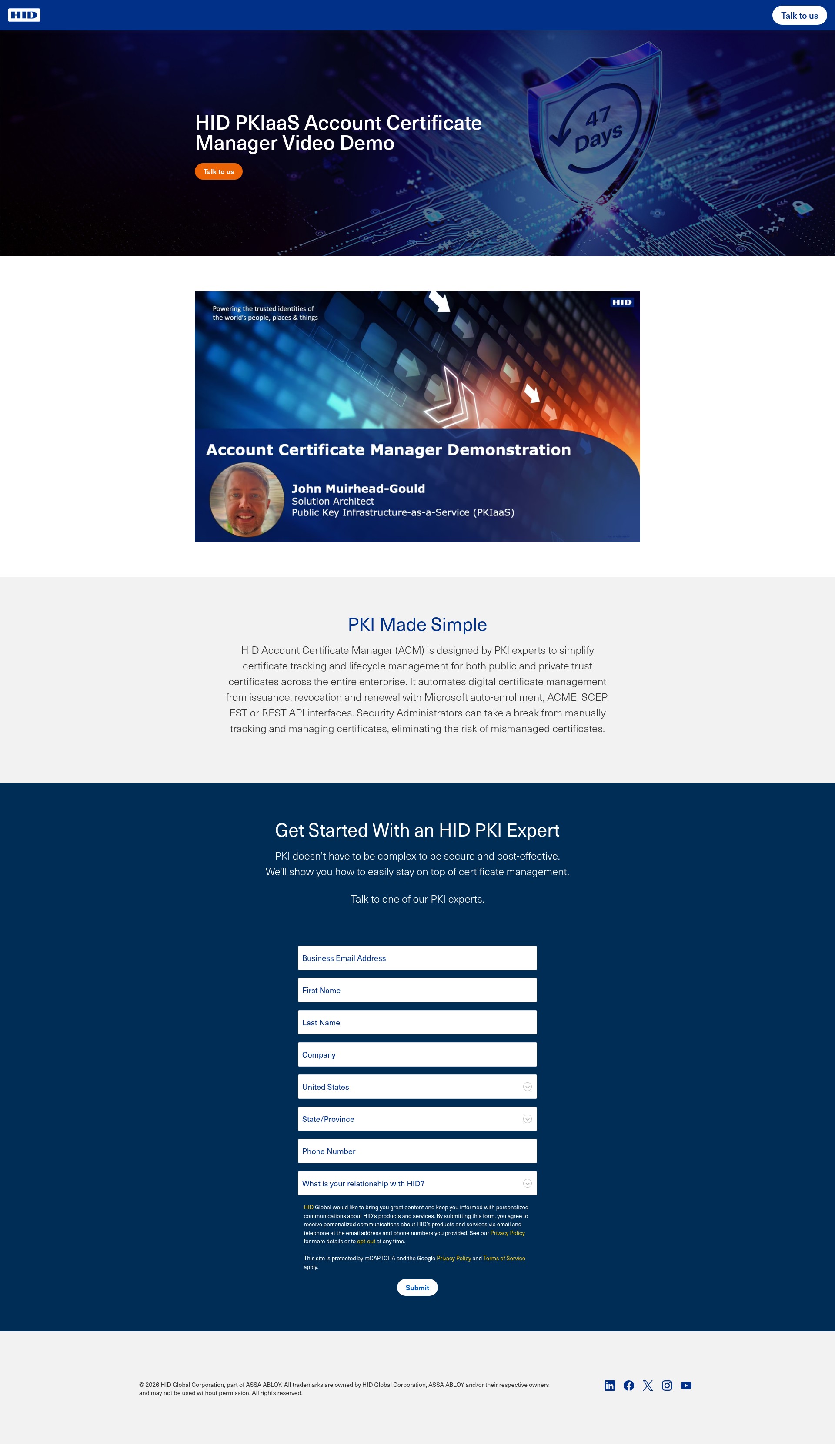 Landing Page