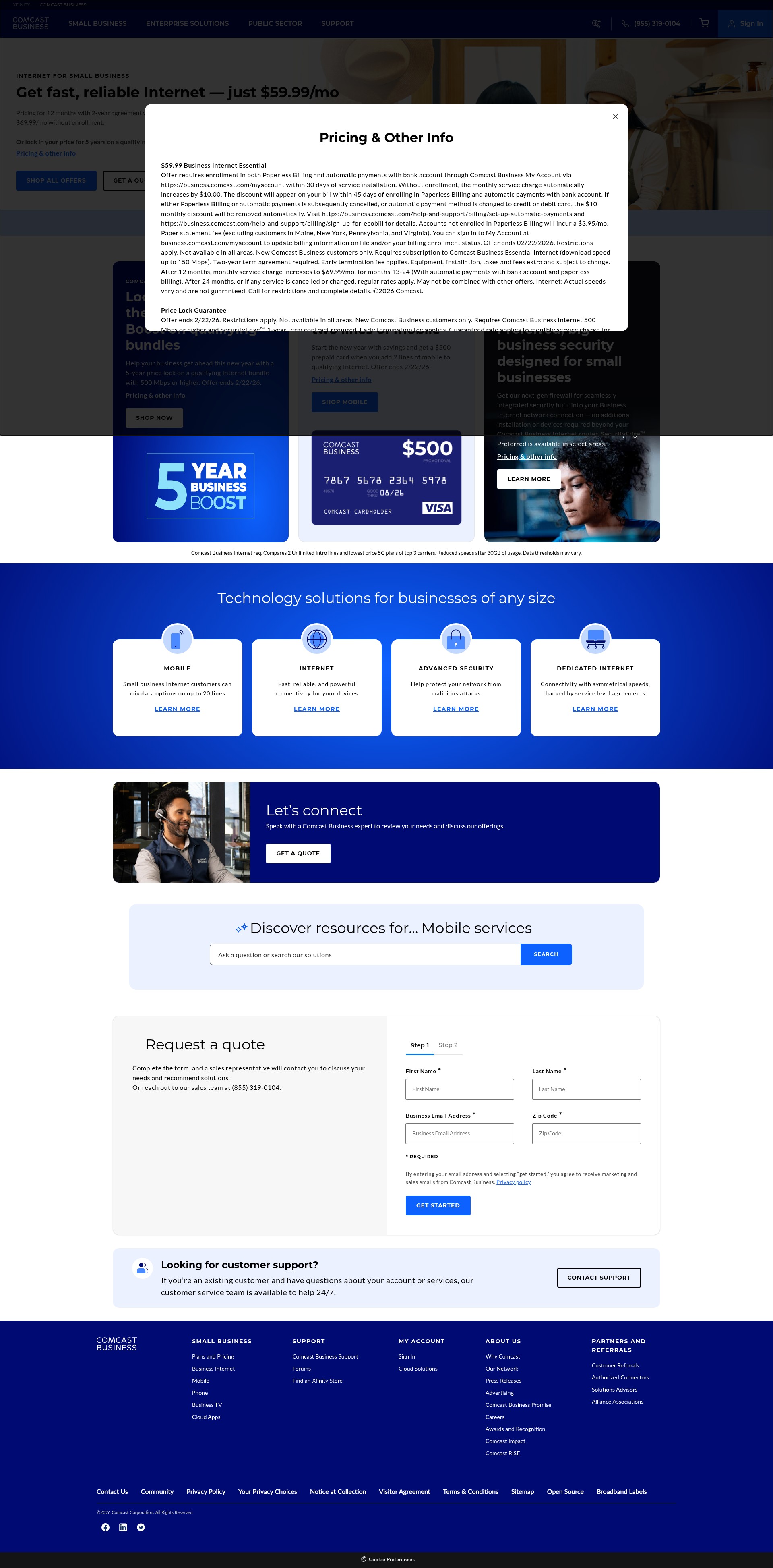 Landing Page