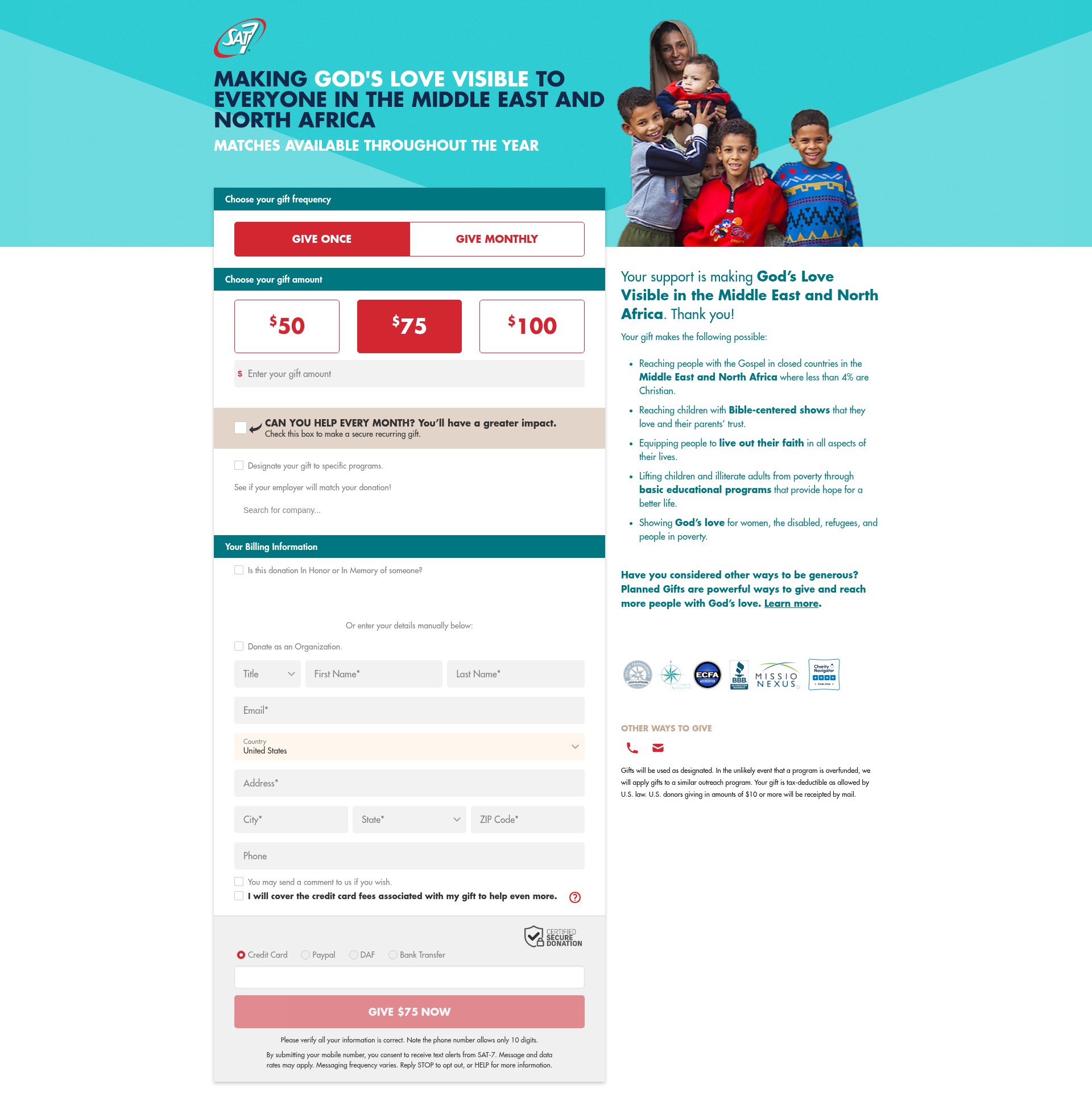 Landing Page