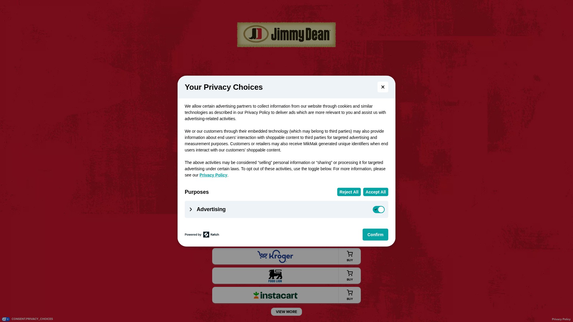 Landing Page