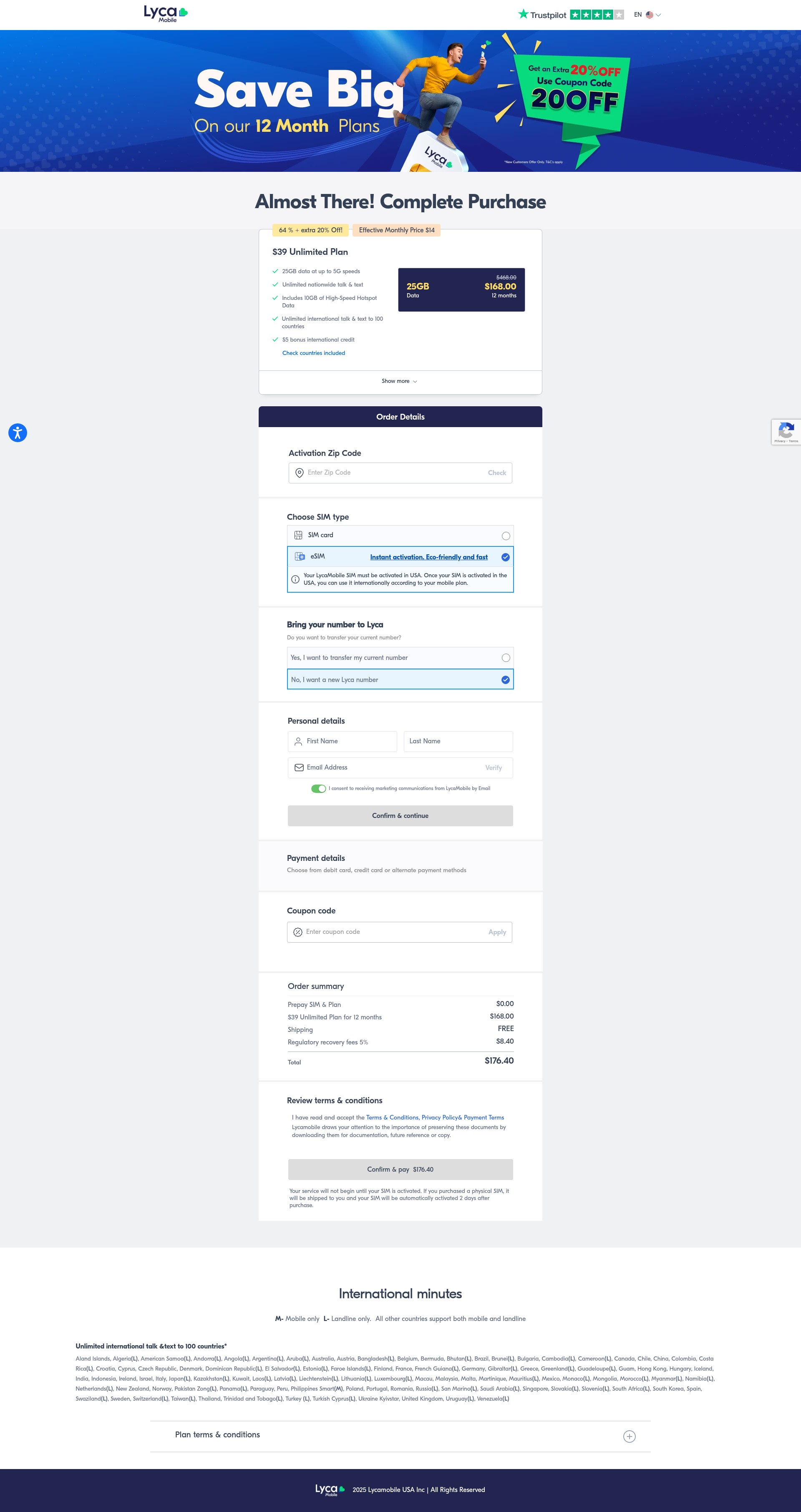 Landing Page