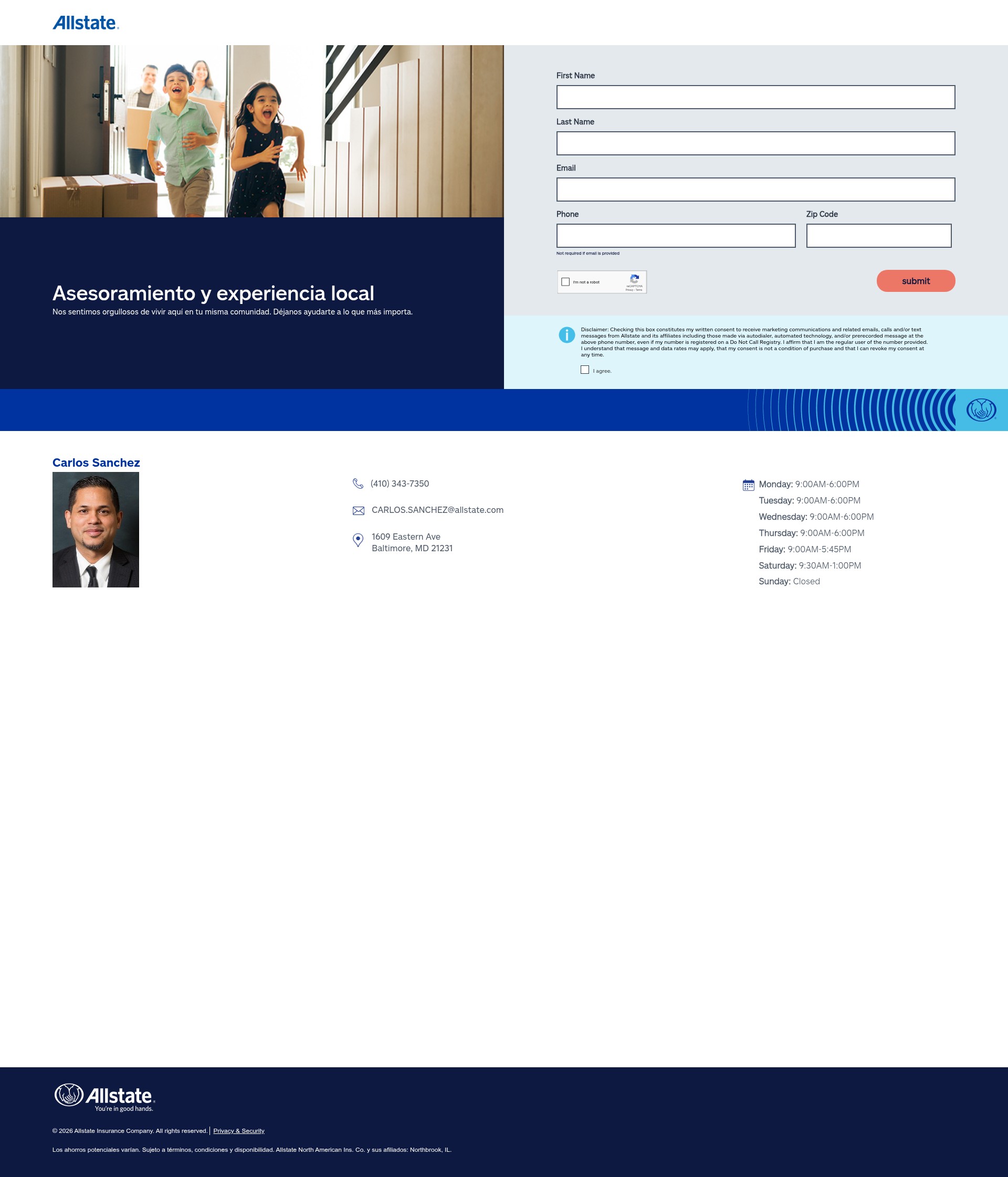 Landing Page