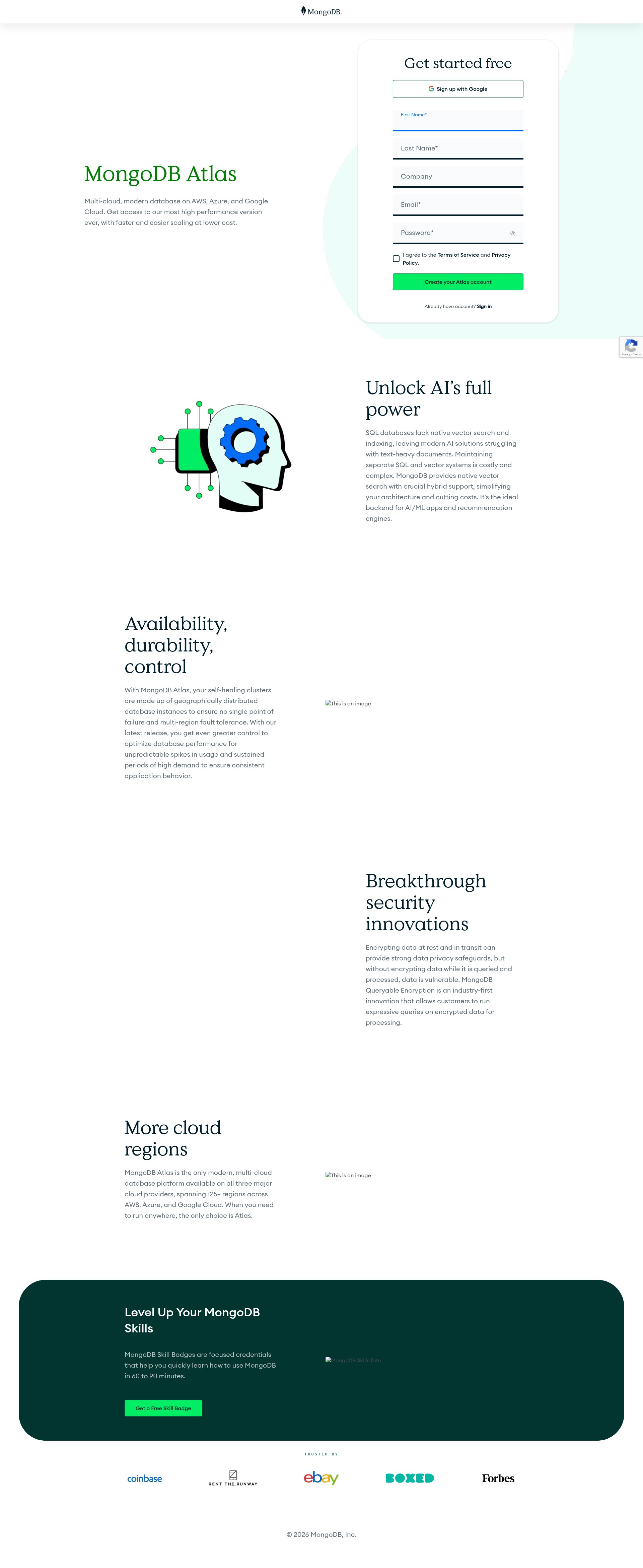 Landing Page