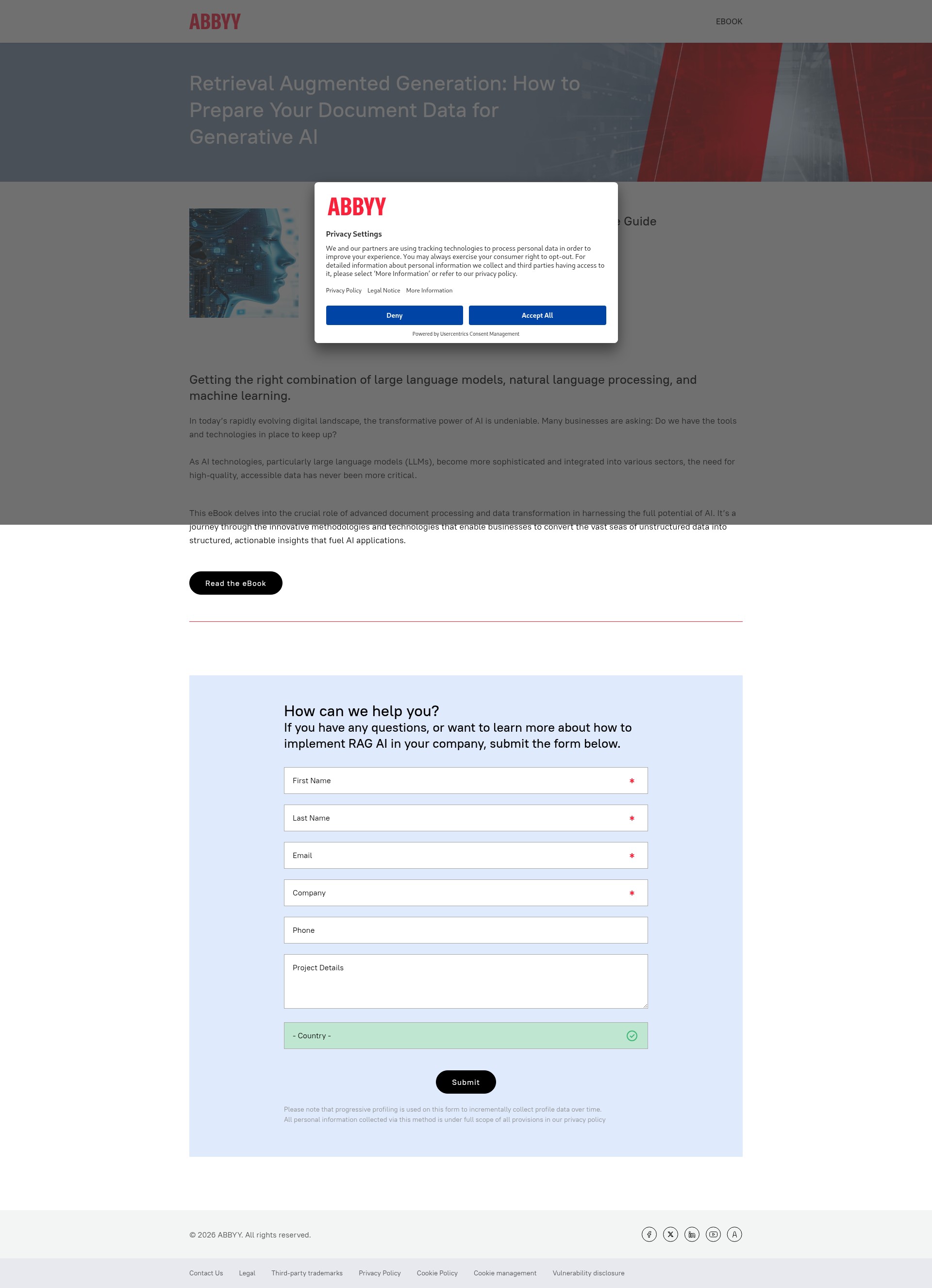 Landing Page