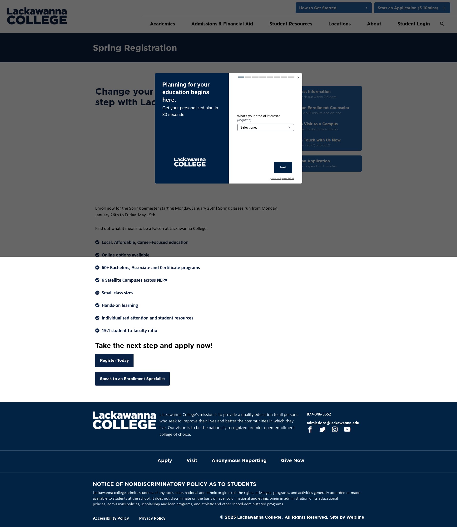 Landing Page