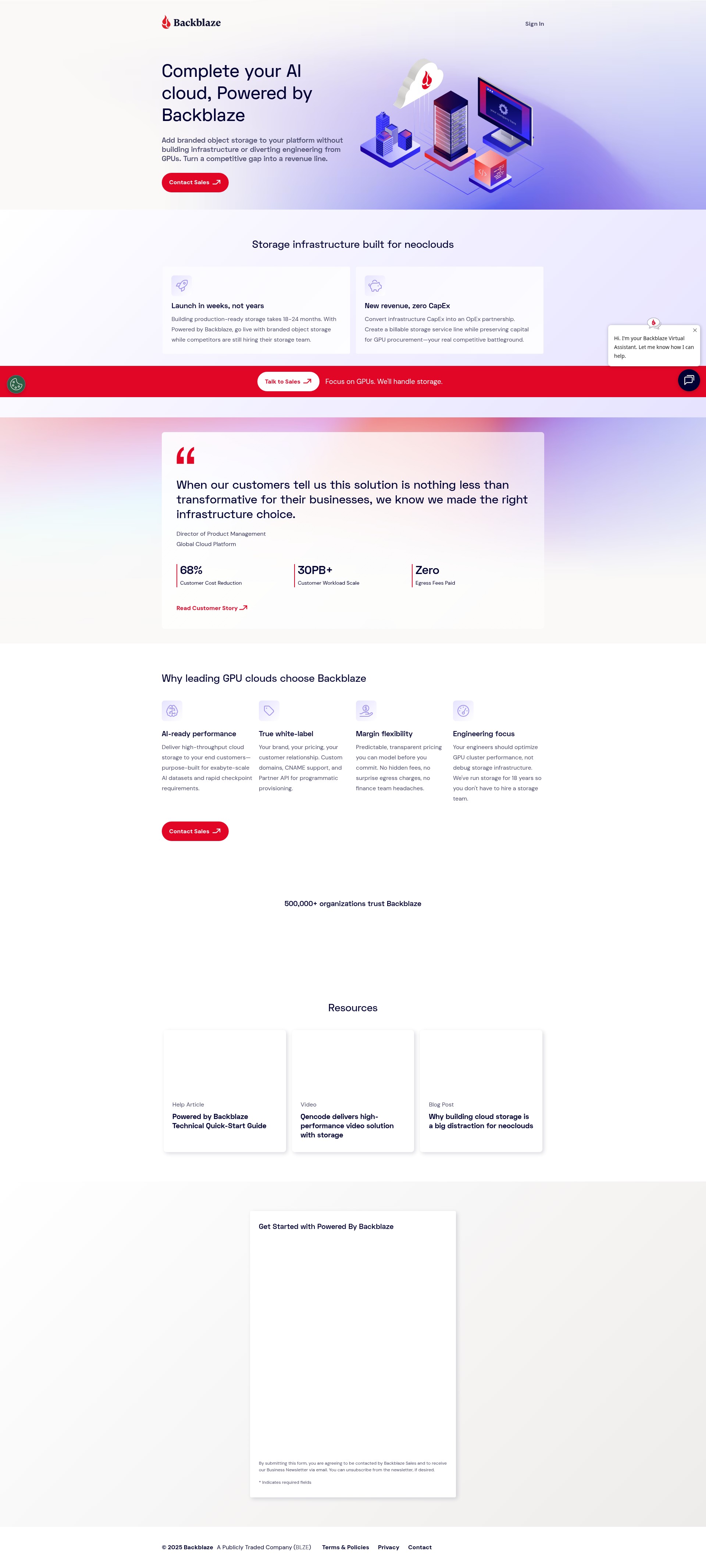 Landing Page