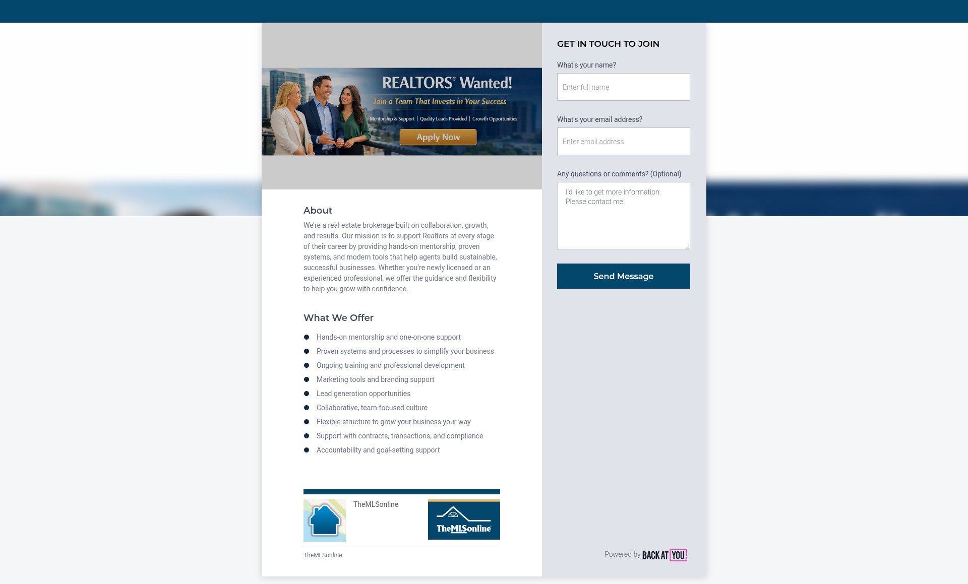 Landing Page