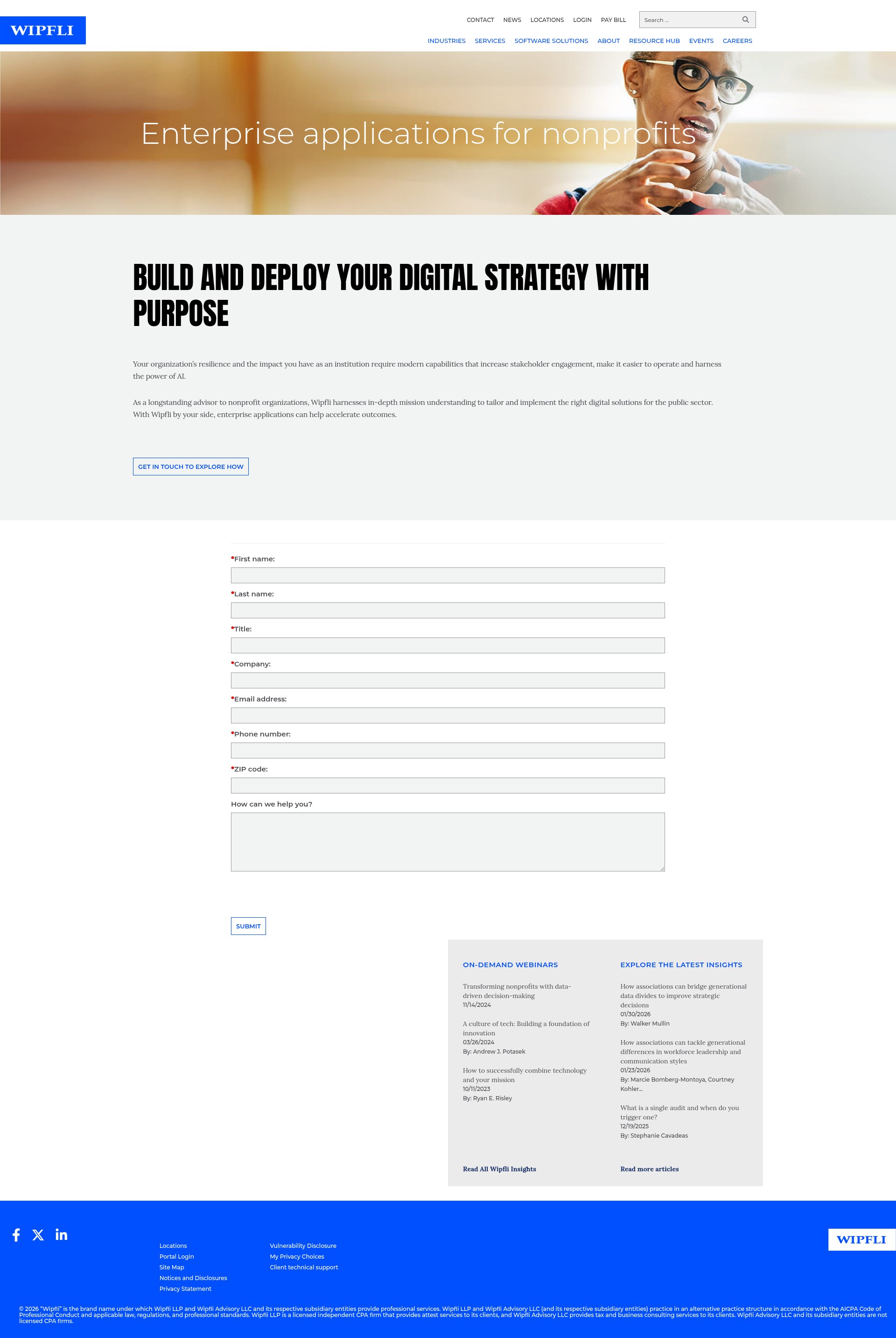 Landing Page