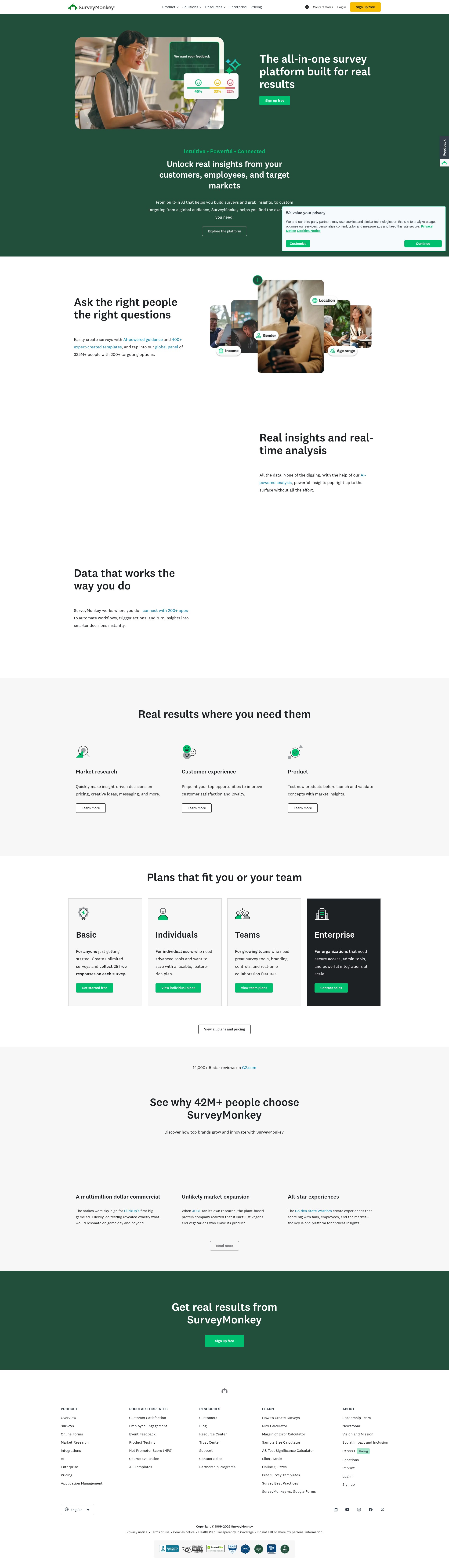 Landing Page
