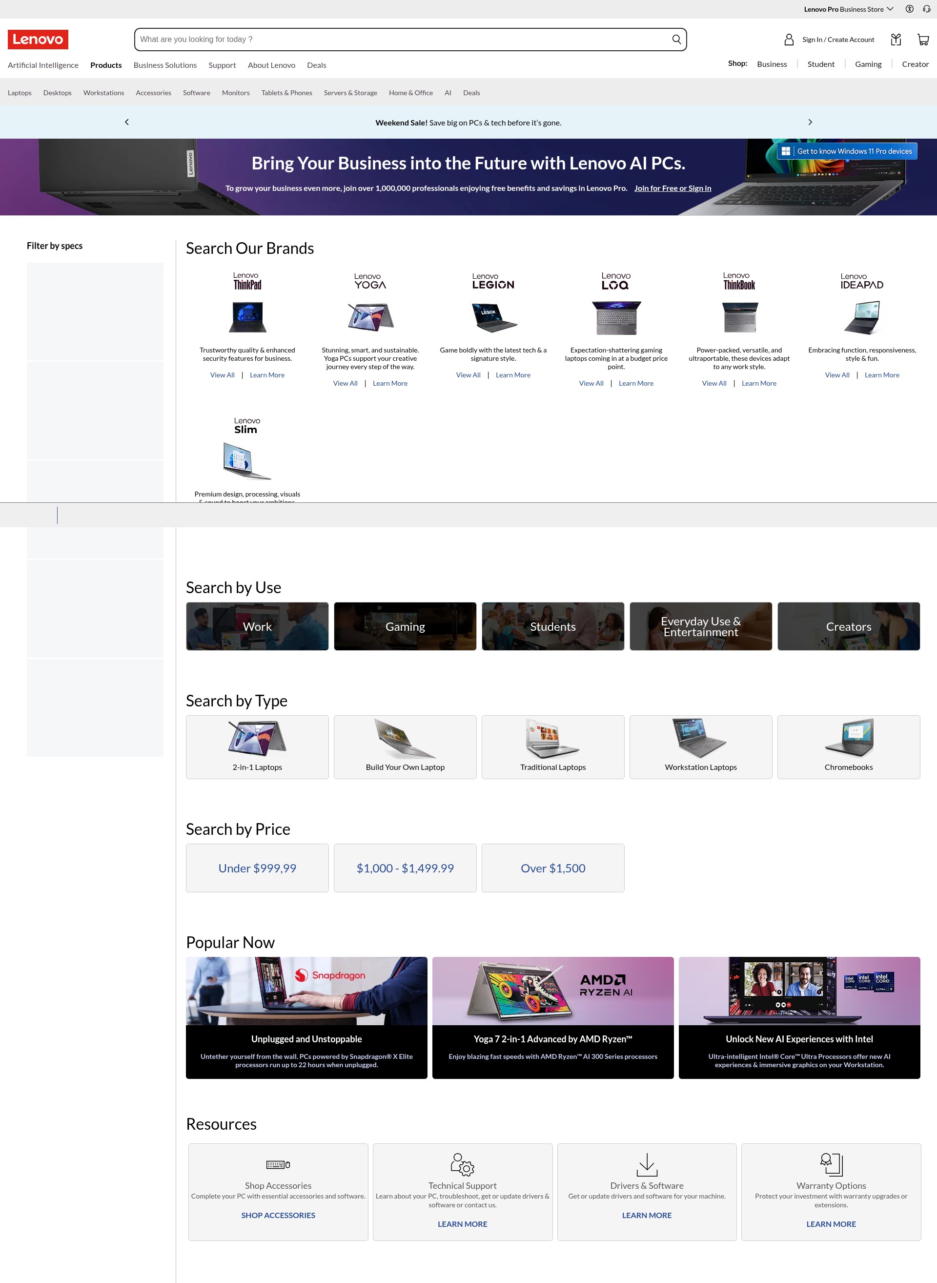 Landing Page