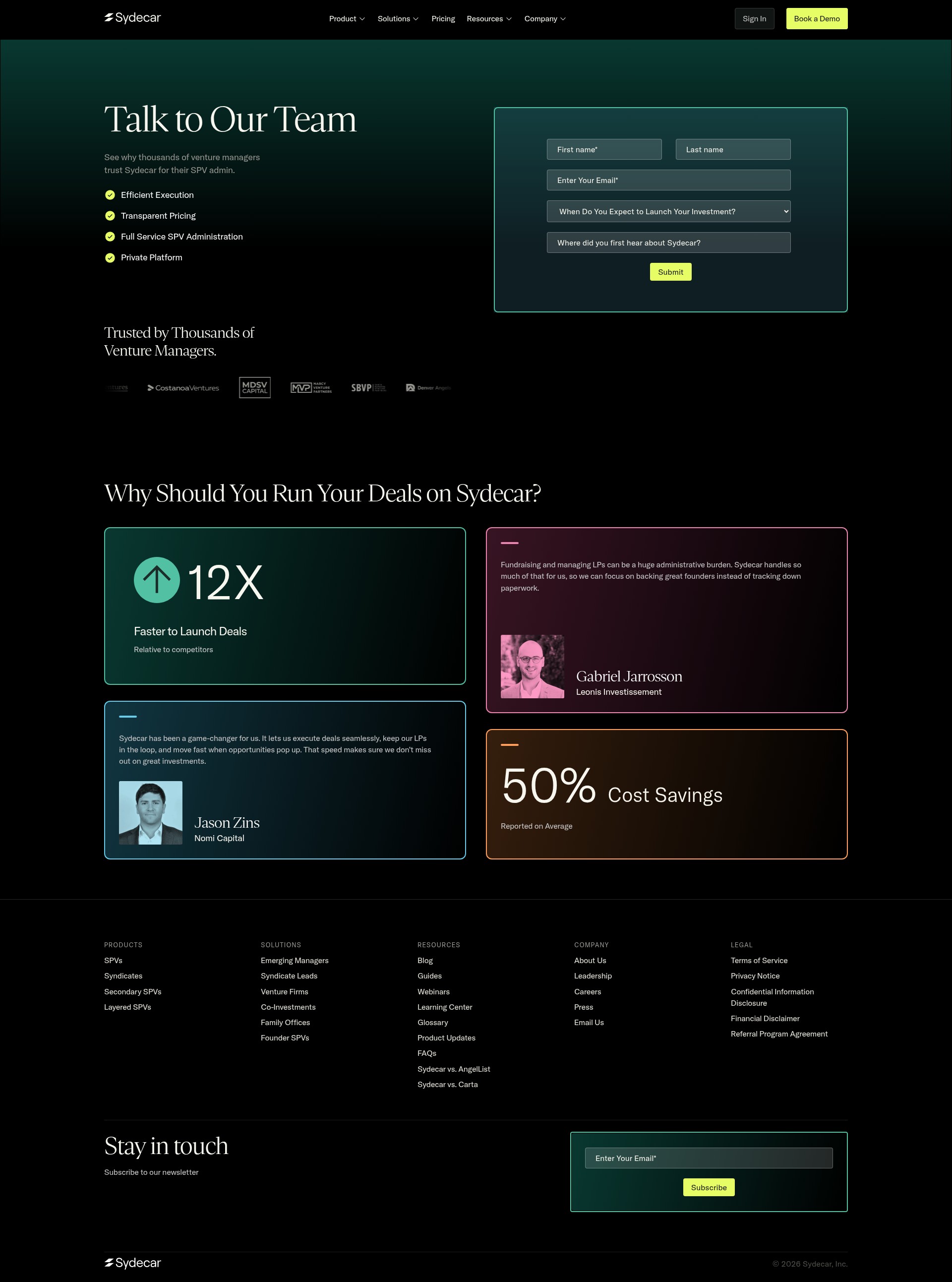 Landing Page