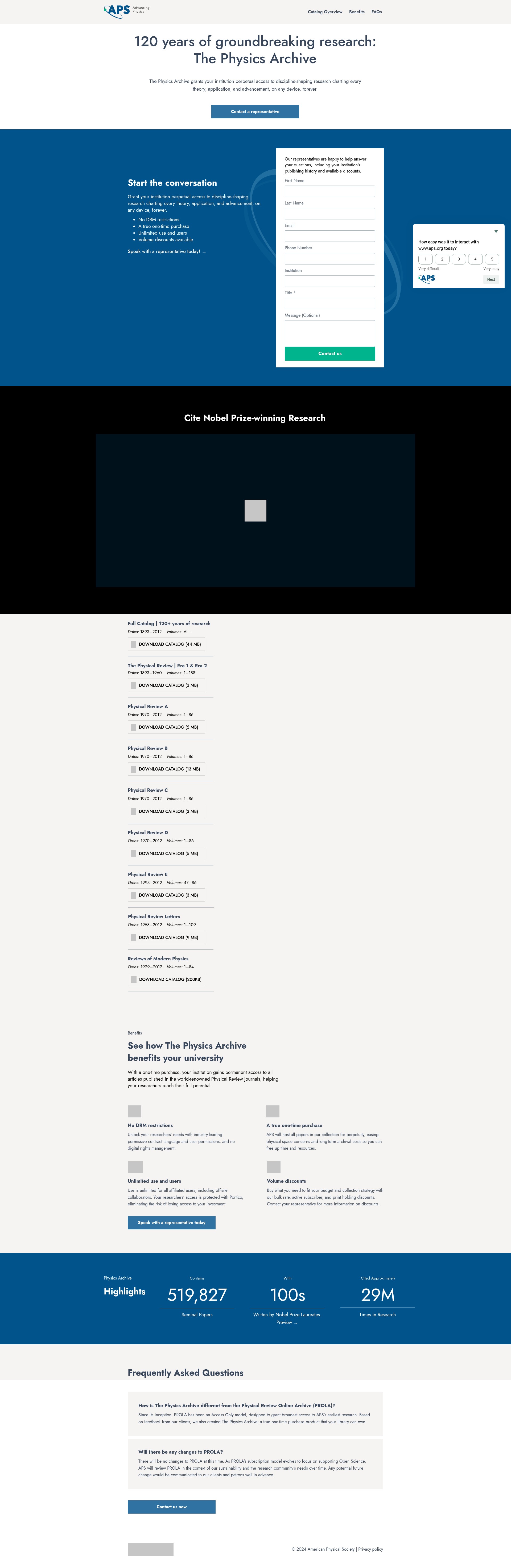 Landing Page