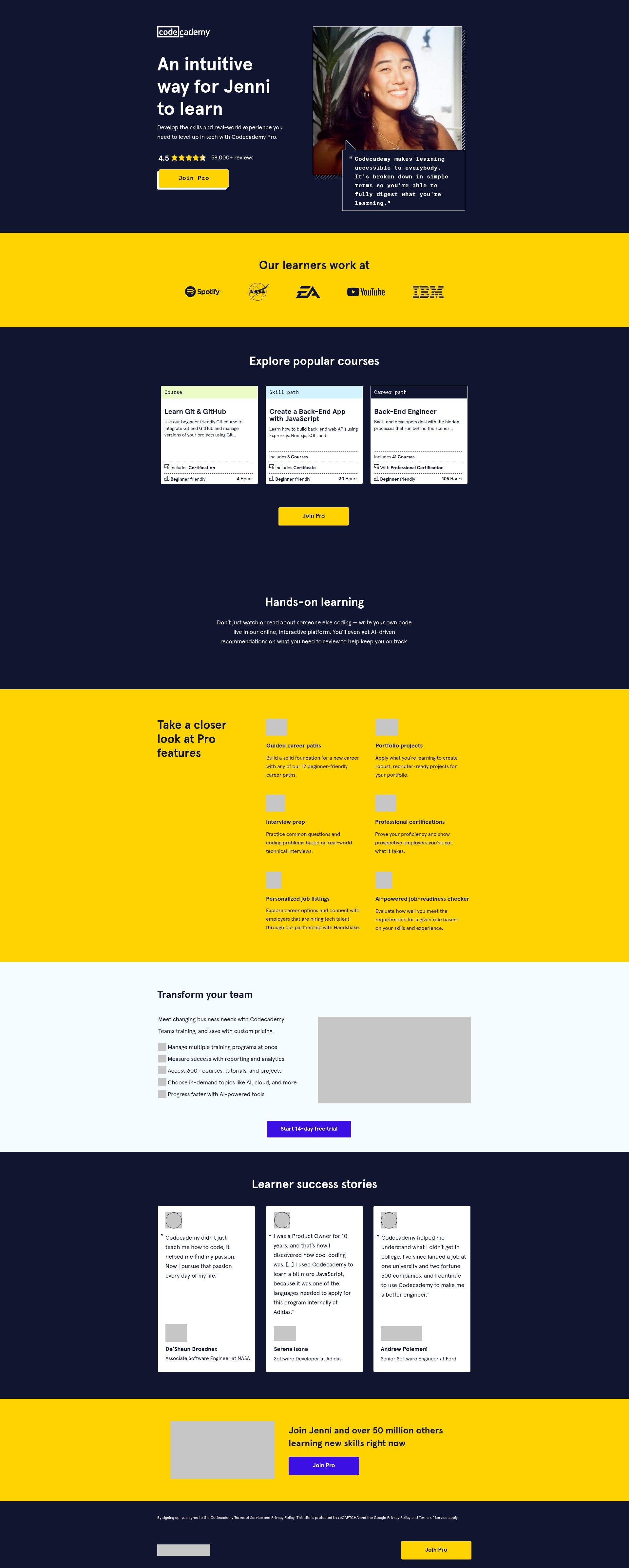 Landing Page