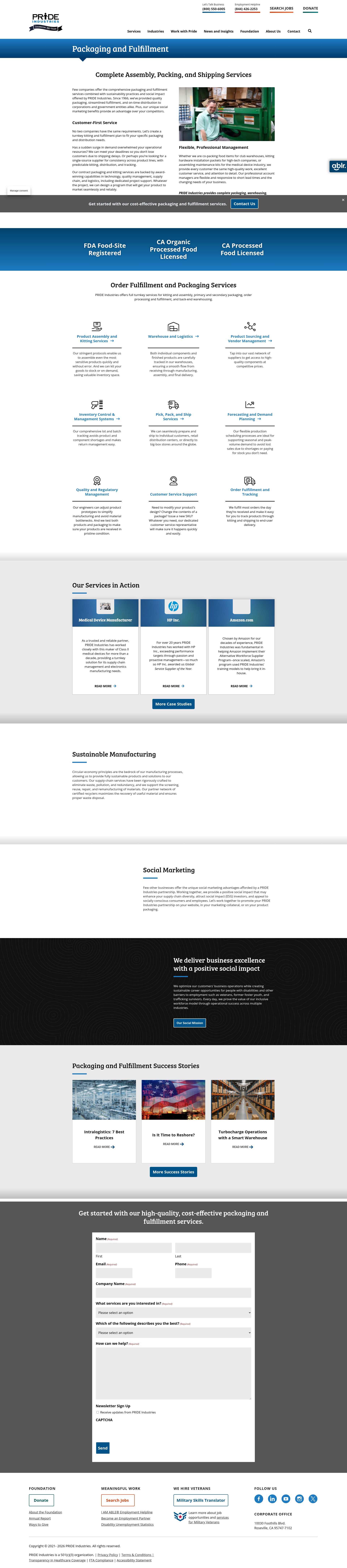 Landing Page