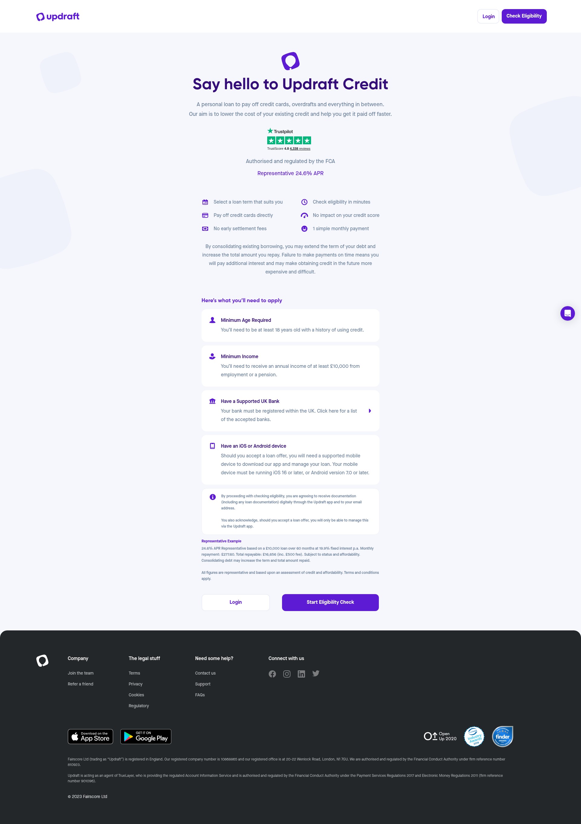 Landing Page
