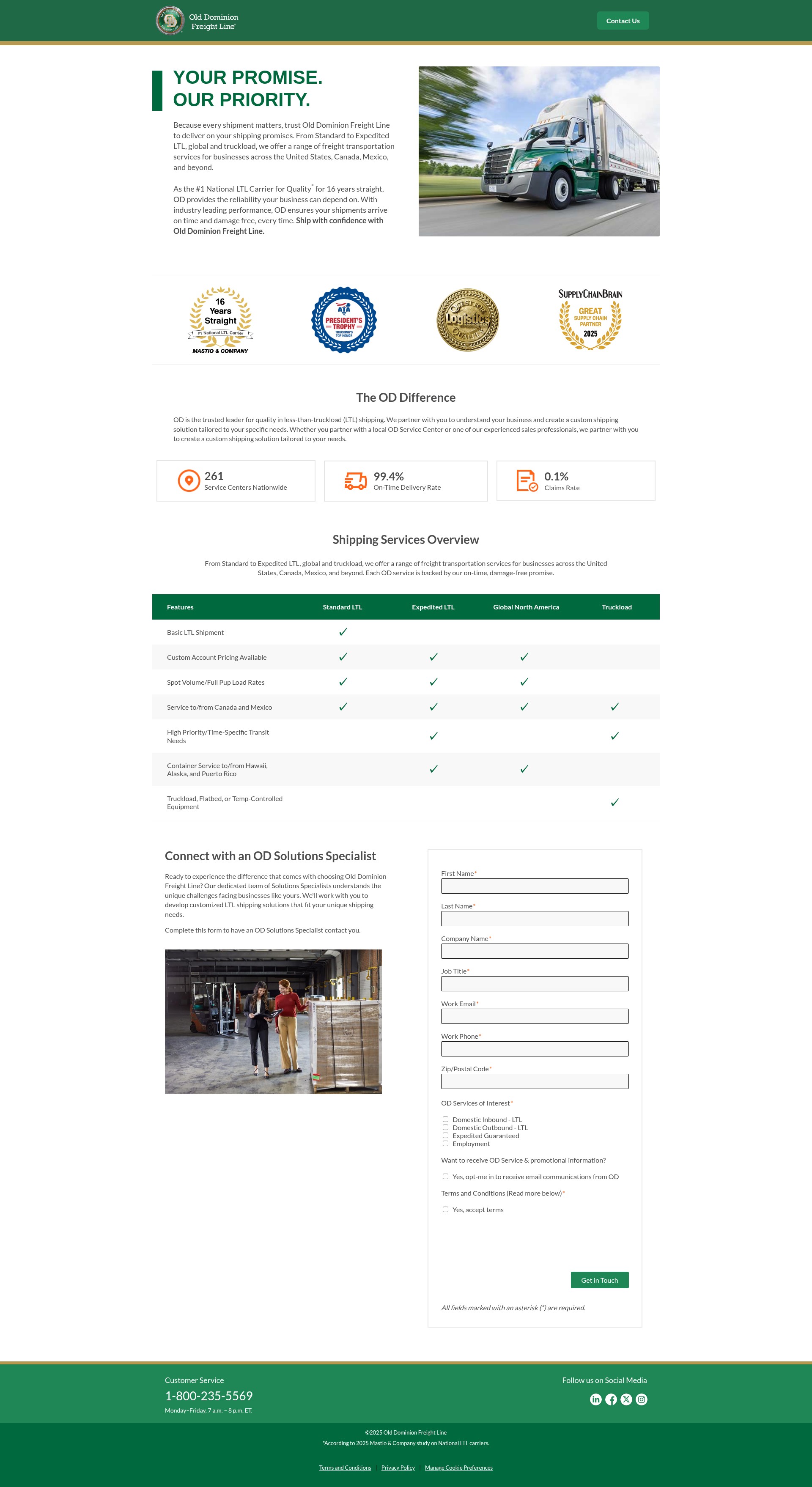 Landing Page
